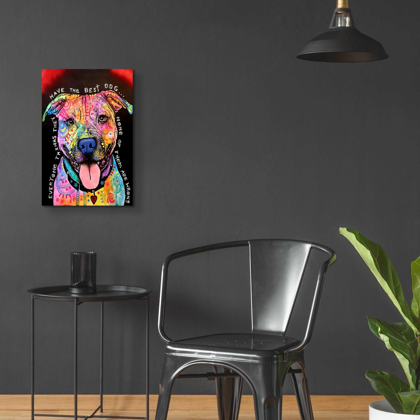 Epic Art 'Best Dog' by Dean Russo, Acrylic Glass Wall Art,16x24