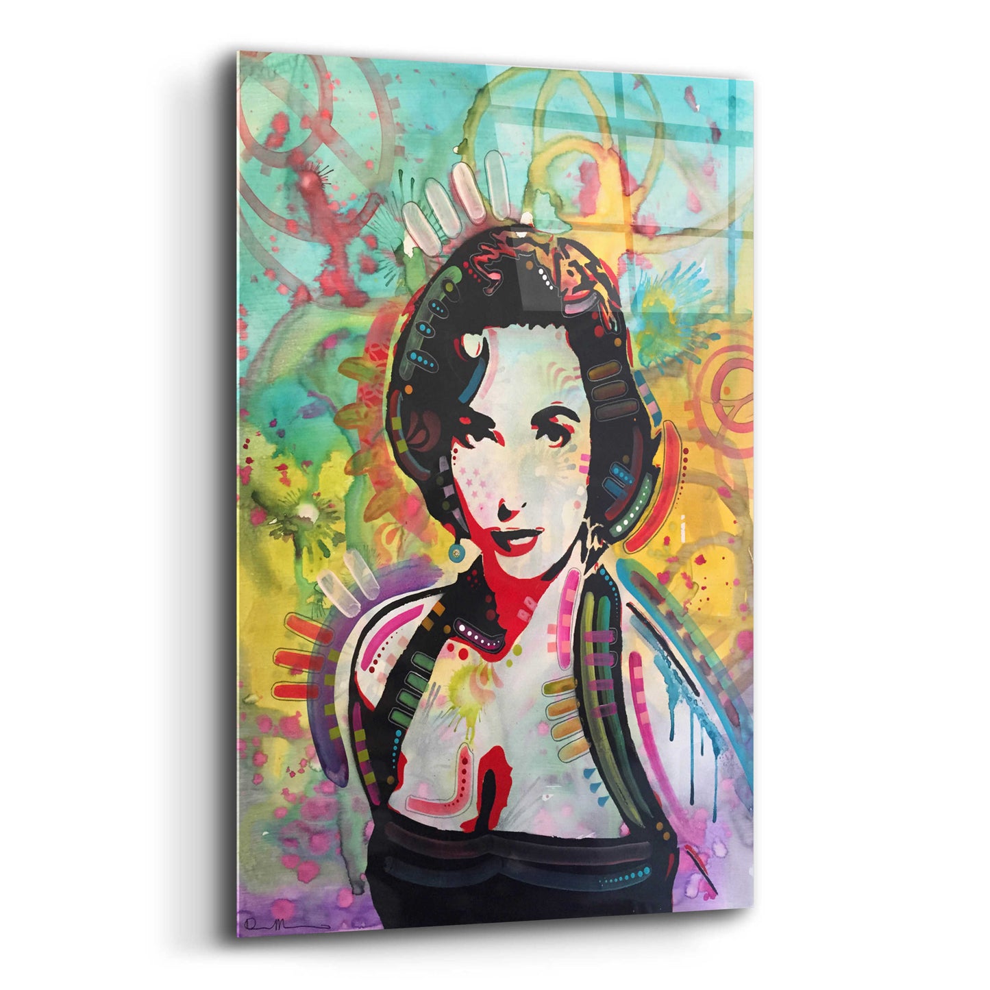 Epic Art 'Liz' by Dean Russo, Acrylic Glass Wall Art,12x16