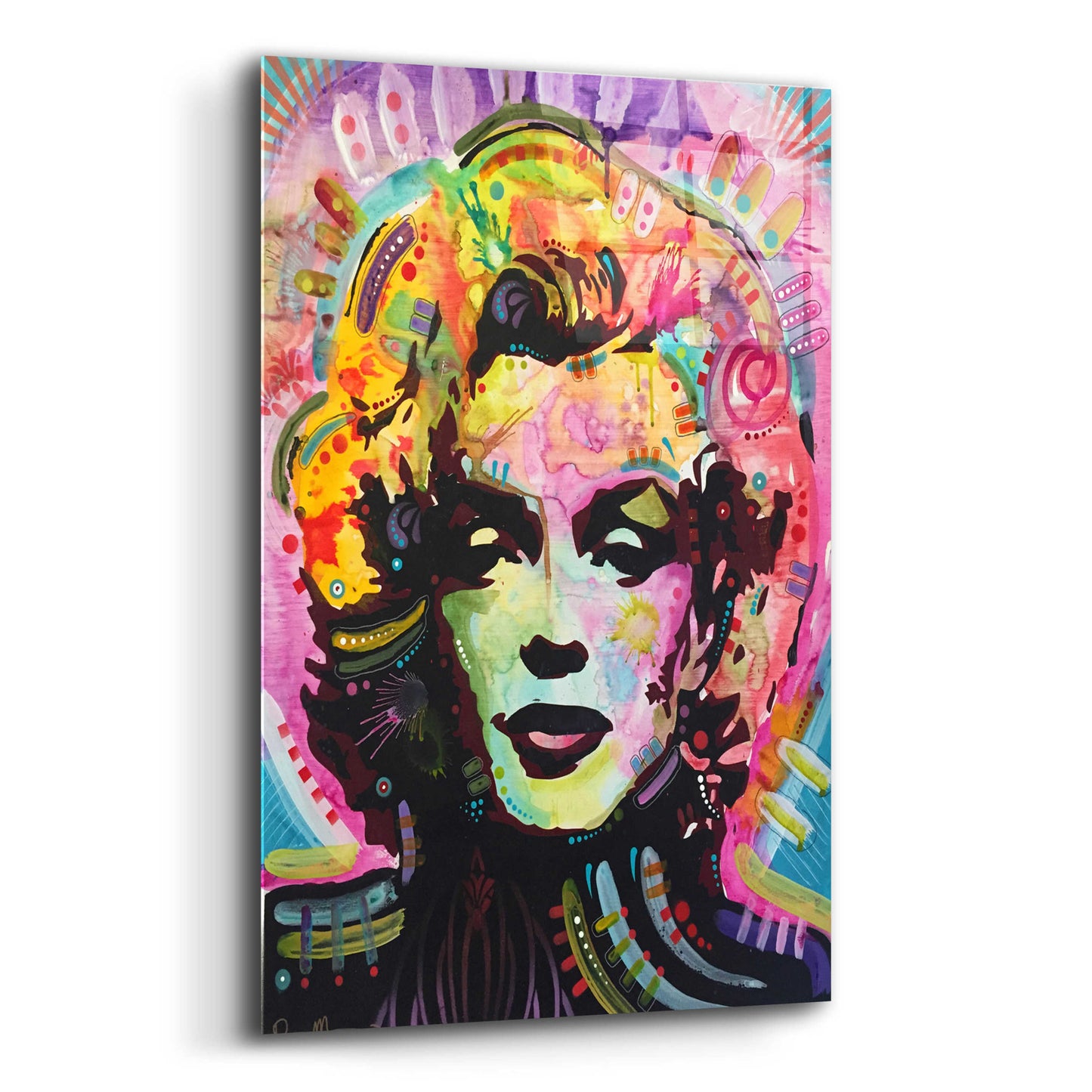 Epic Art 'Marilyn 1' by Dean Russo, Acrylic Glass Wall Art,12x16