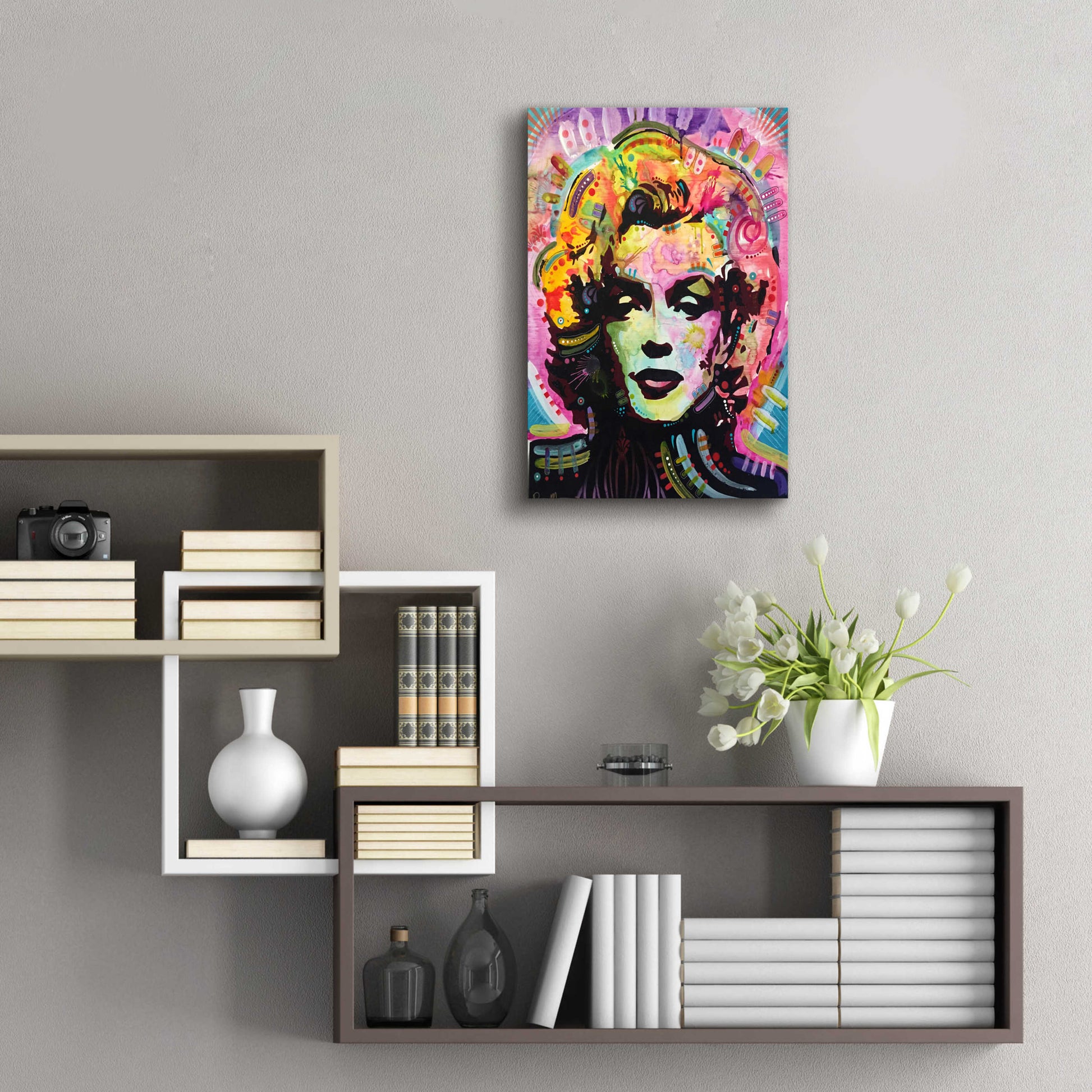 Epic Art 'Marilyn 1' by Dean Russo, Acrylic Glass Wall Art,16x24