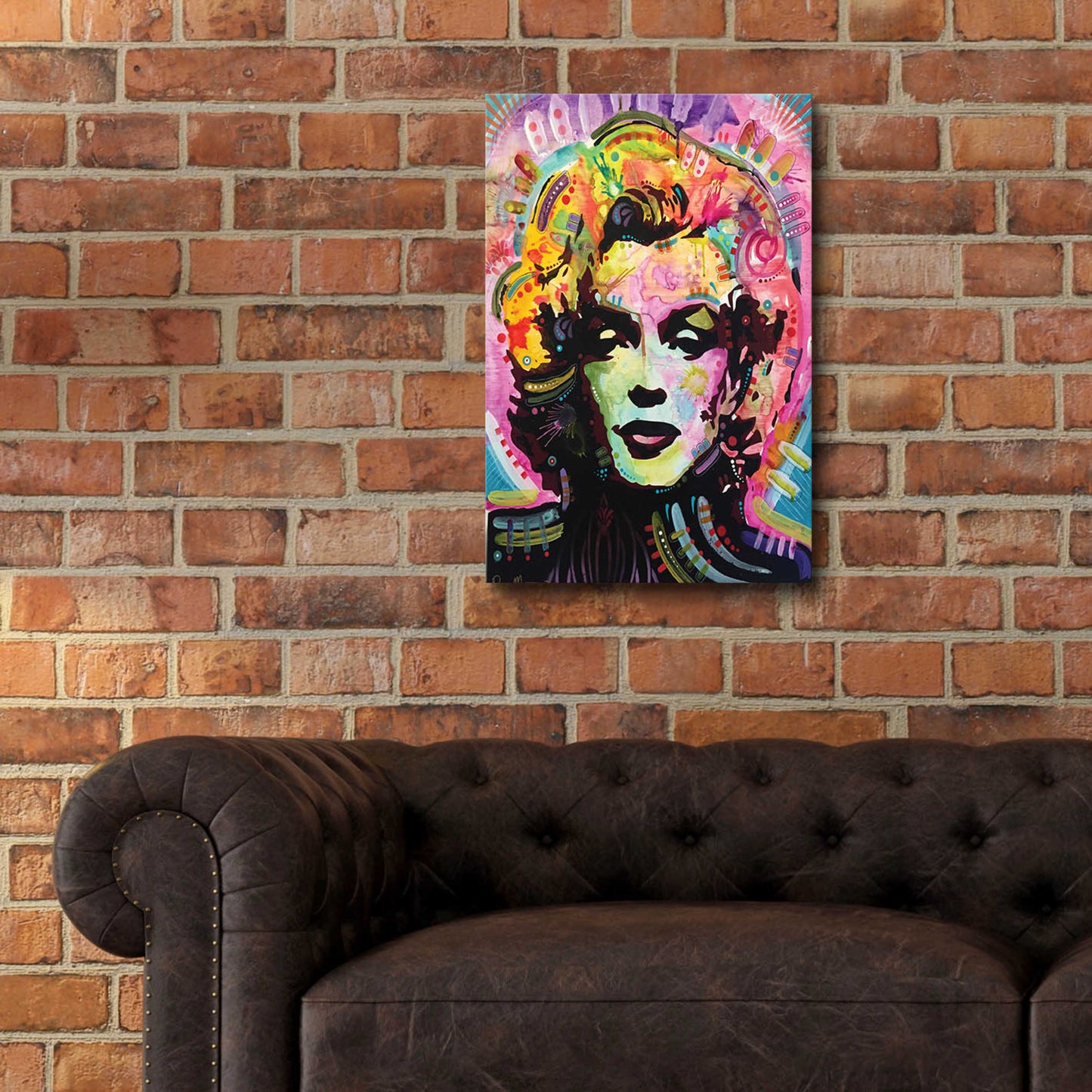 Epic Art 'Marilyn 1' by Dean Russo, Acrylic Glass Wall Art,16x24