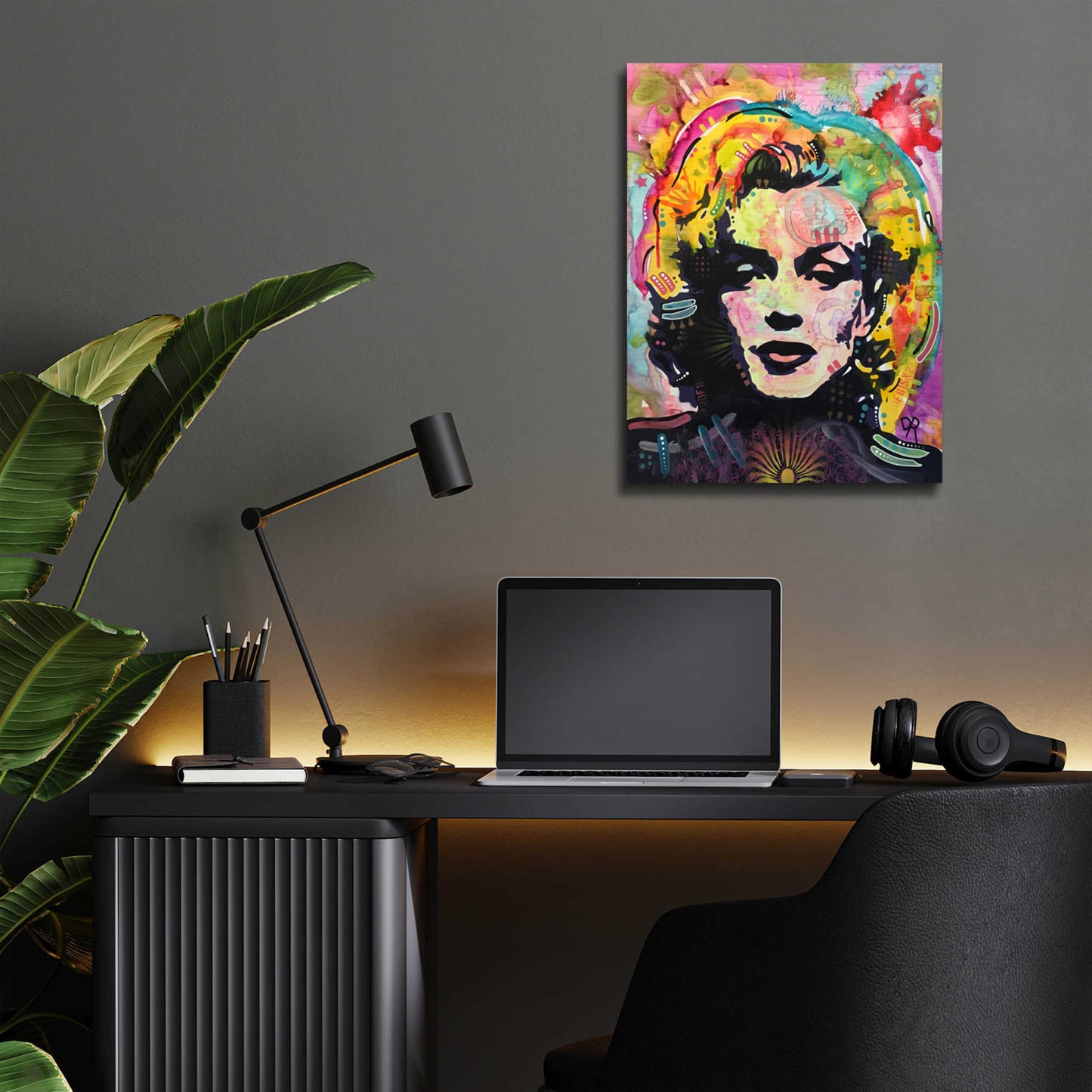 Epic Art 'Marilyn 2' by Dean Russo, Acrylic Glass Wall Art,12x16