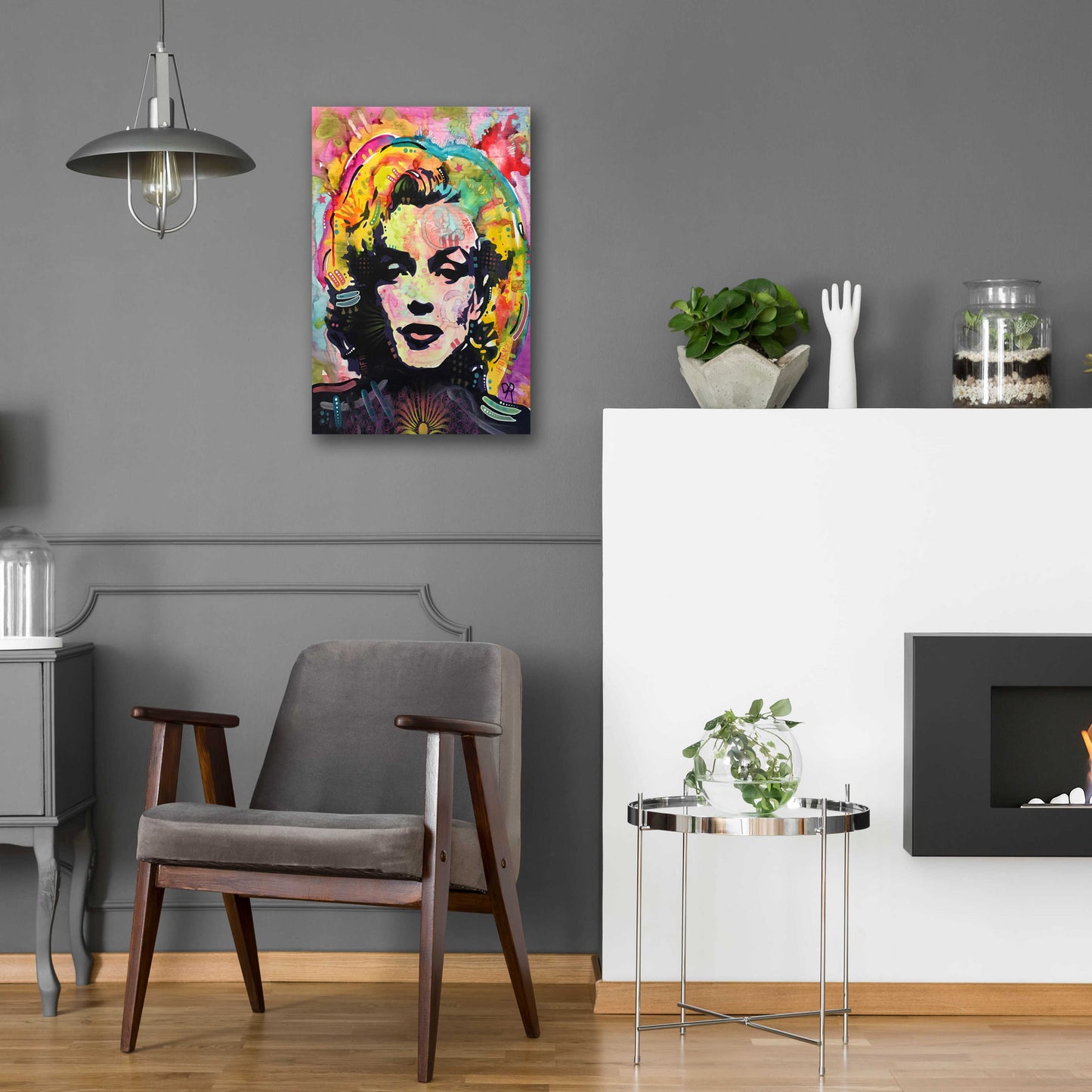 Epic Art 'Marilyn 2' by Dean Russo, Acrylic Glass Wall Art,16x24