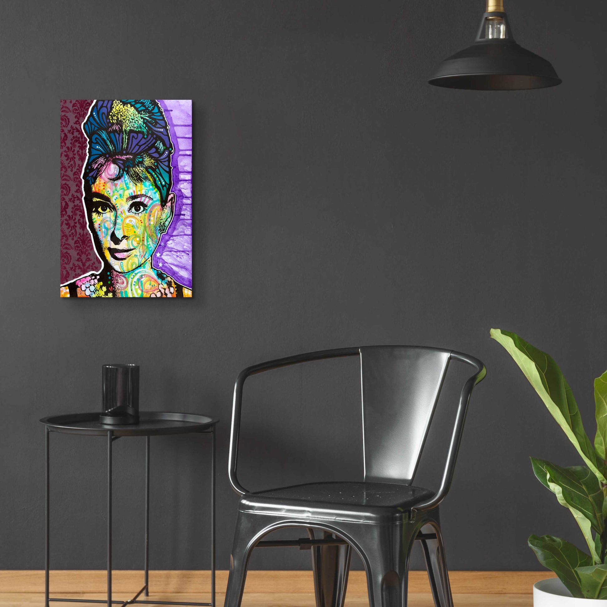 Epic Art 'Audrey 2' by Dean Russo, Acrylic Glass Wall Art,16x24