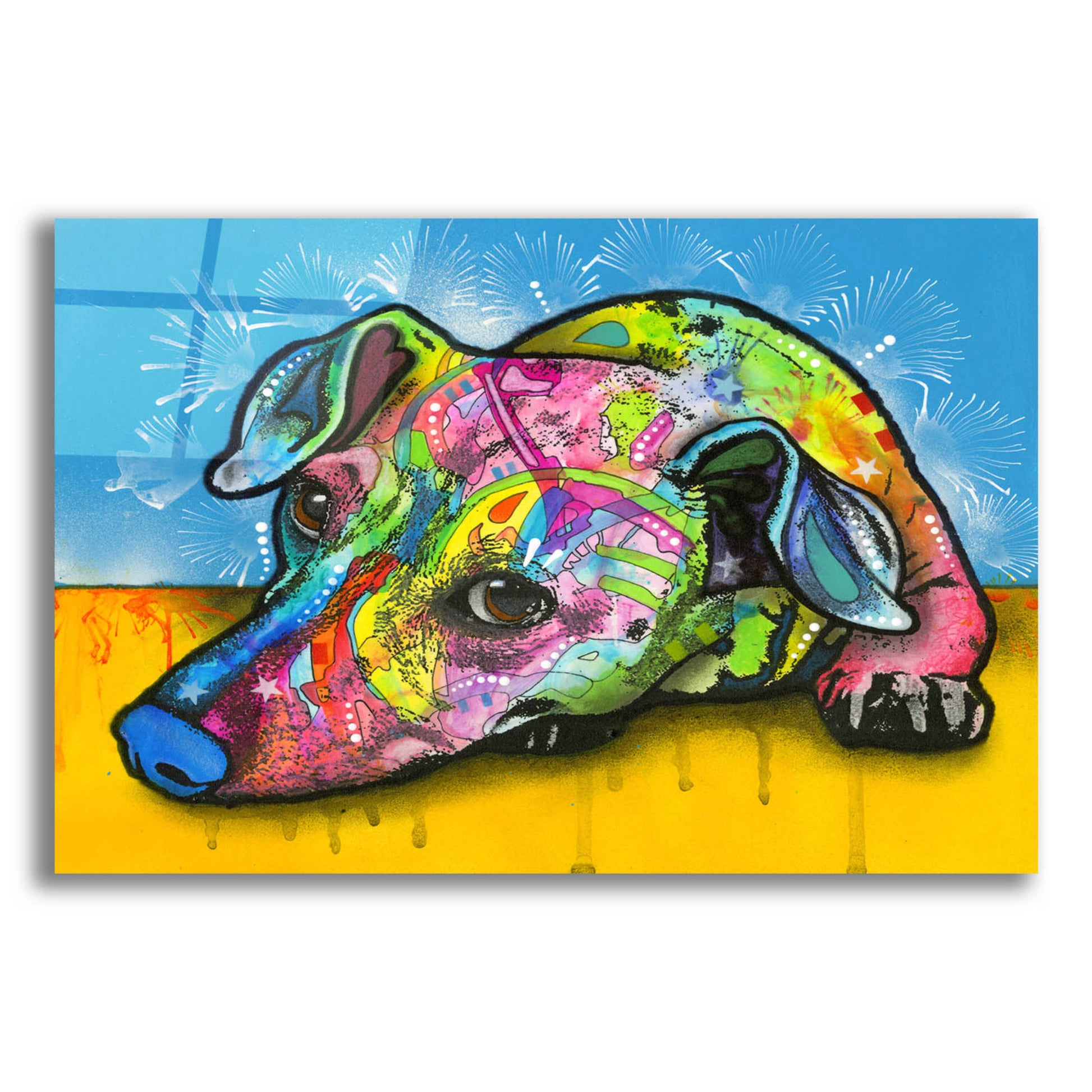 Epic Art 'Im Waiting' by Dean Russo, Acrylic Glass Wall Art,24x16