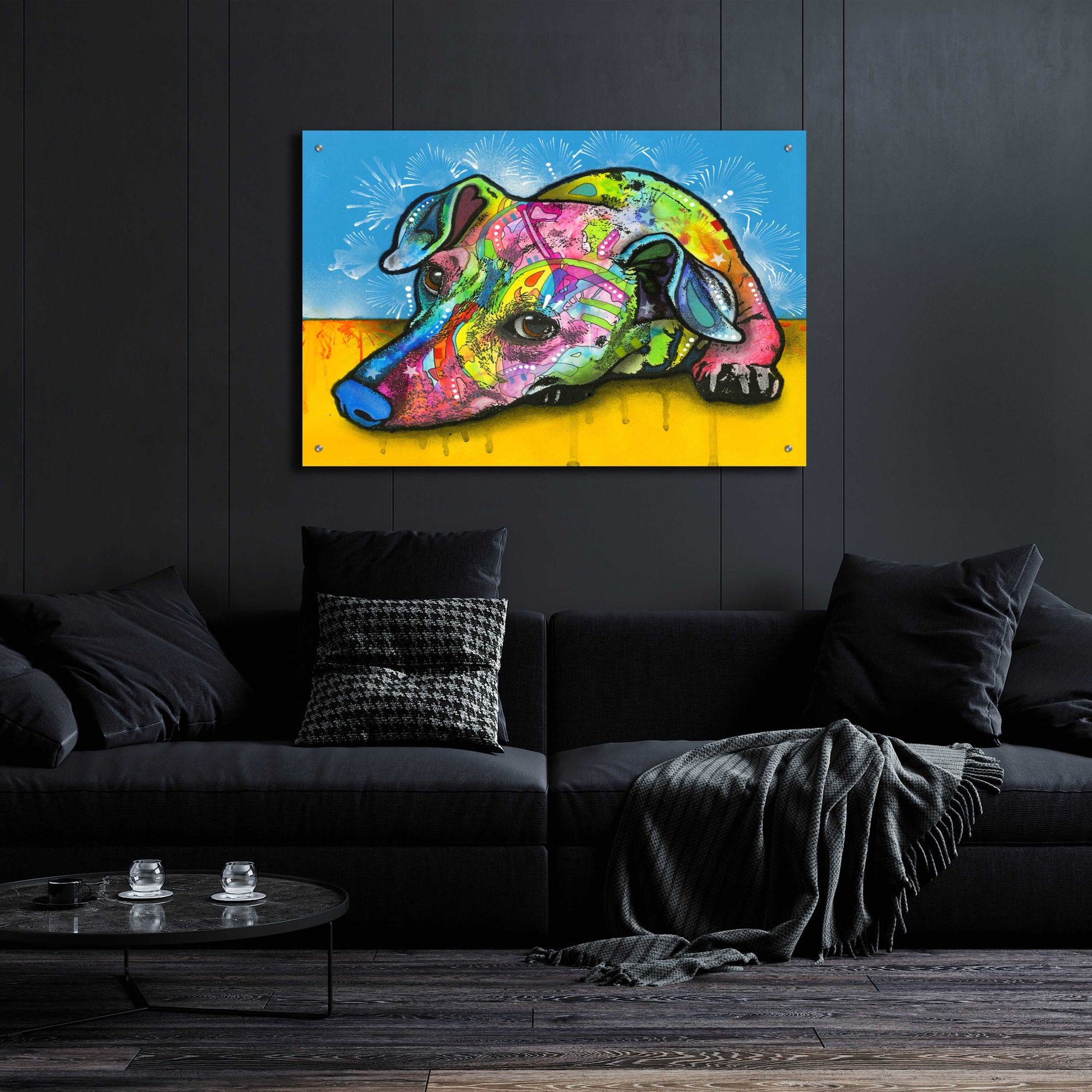 Epic Art 'Im Waiting' by Dean Russo, Acrylic Glass Wall Art,36x24