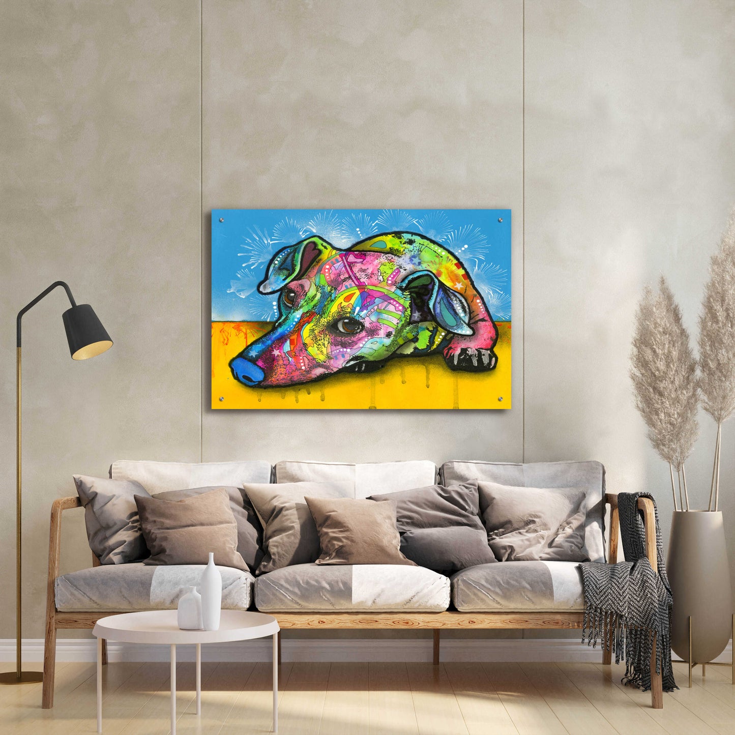 Epic Art 'Im Waiting' by Dean Russo, Acrylic Glass Wall Art,36x24