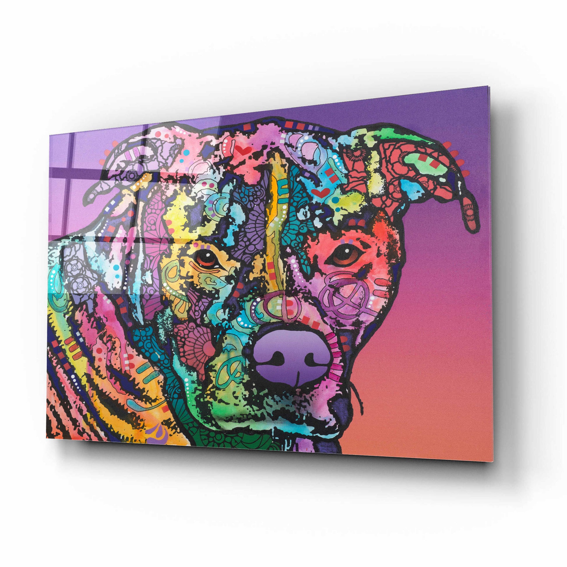 Epic Art 'Jethro' by Dean Russo, Acrylic Glass Wall Art,16x12