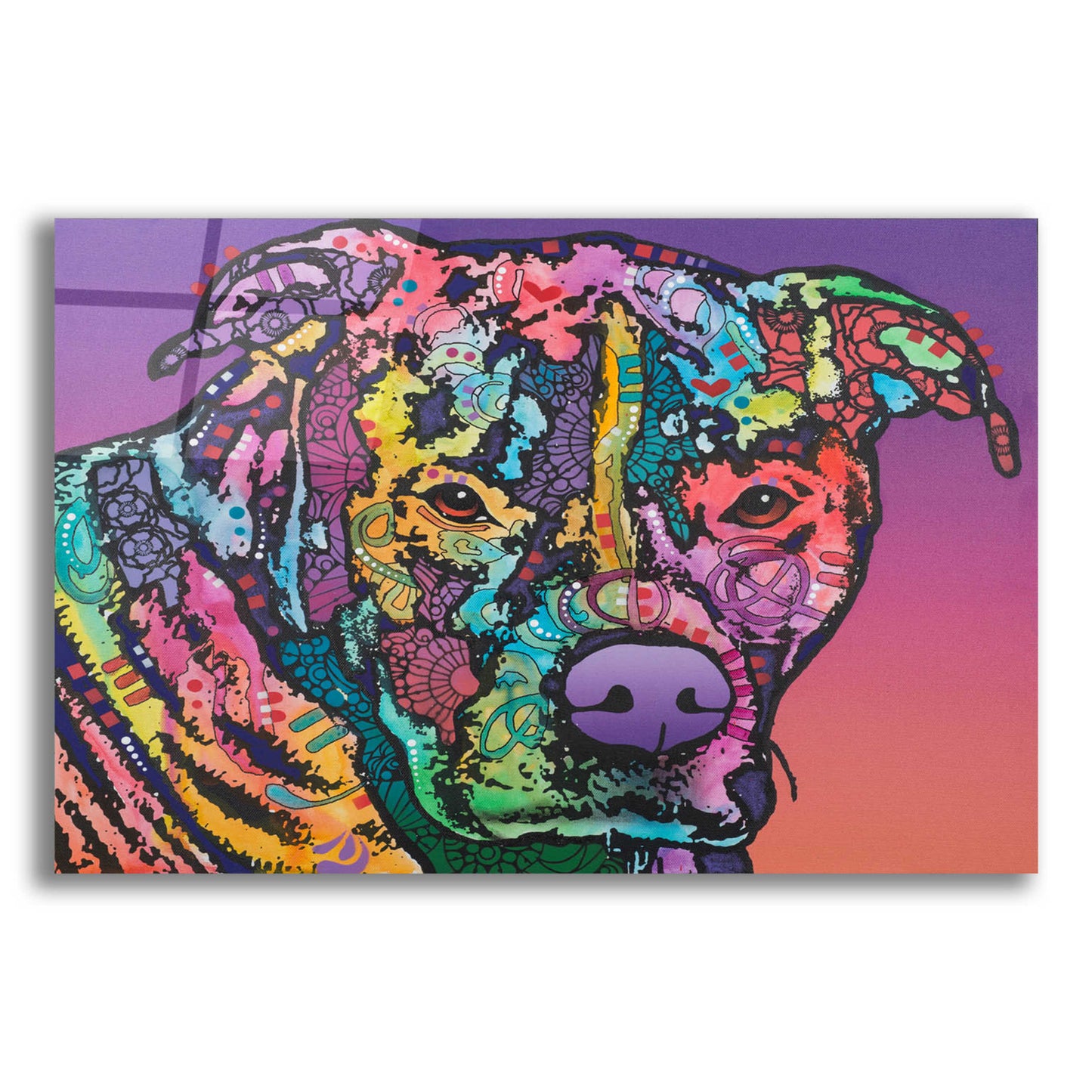 Epic Art 'Jethro' by Dean Russo, Acrylic Glass Wall Art,16x12