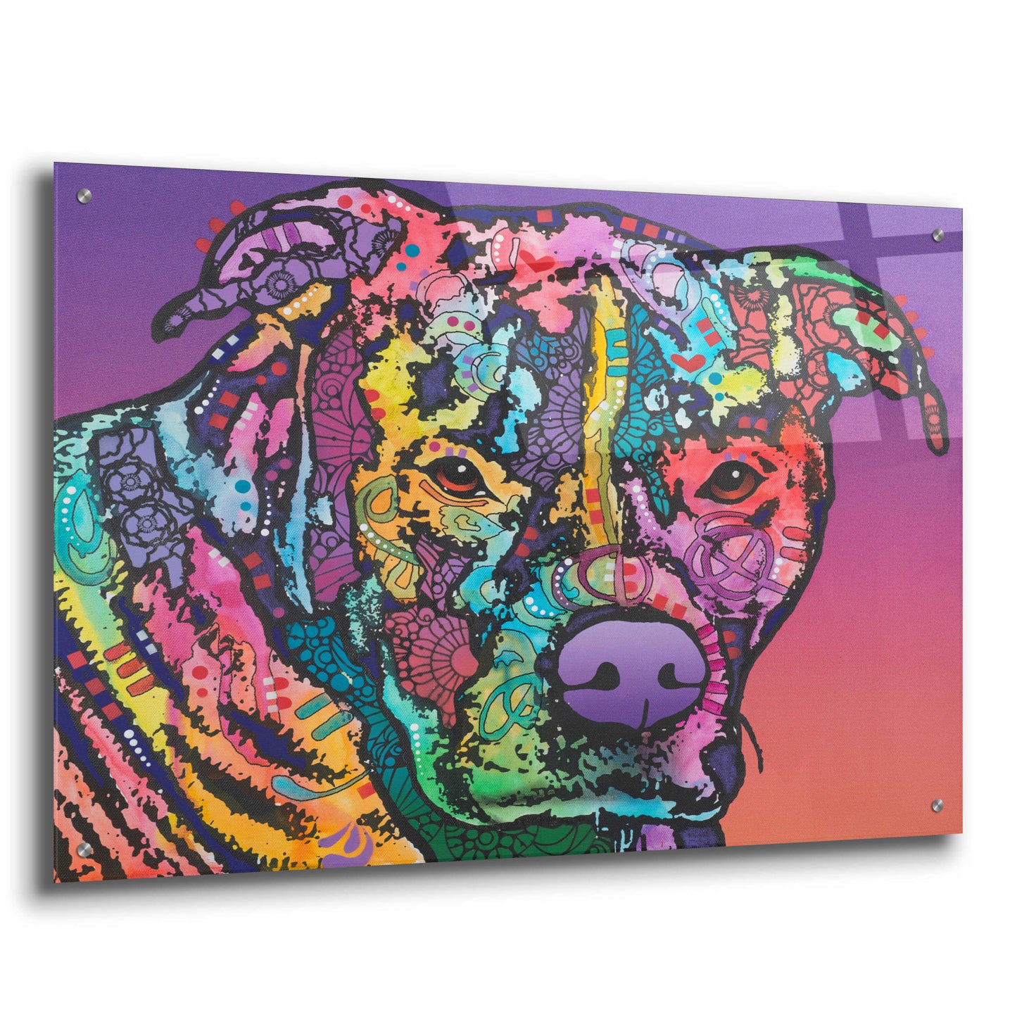 Epic Art 'Jethro' by Dean Russo, Acrylic Glass Wall Art,36x24