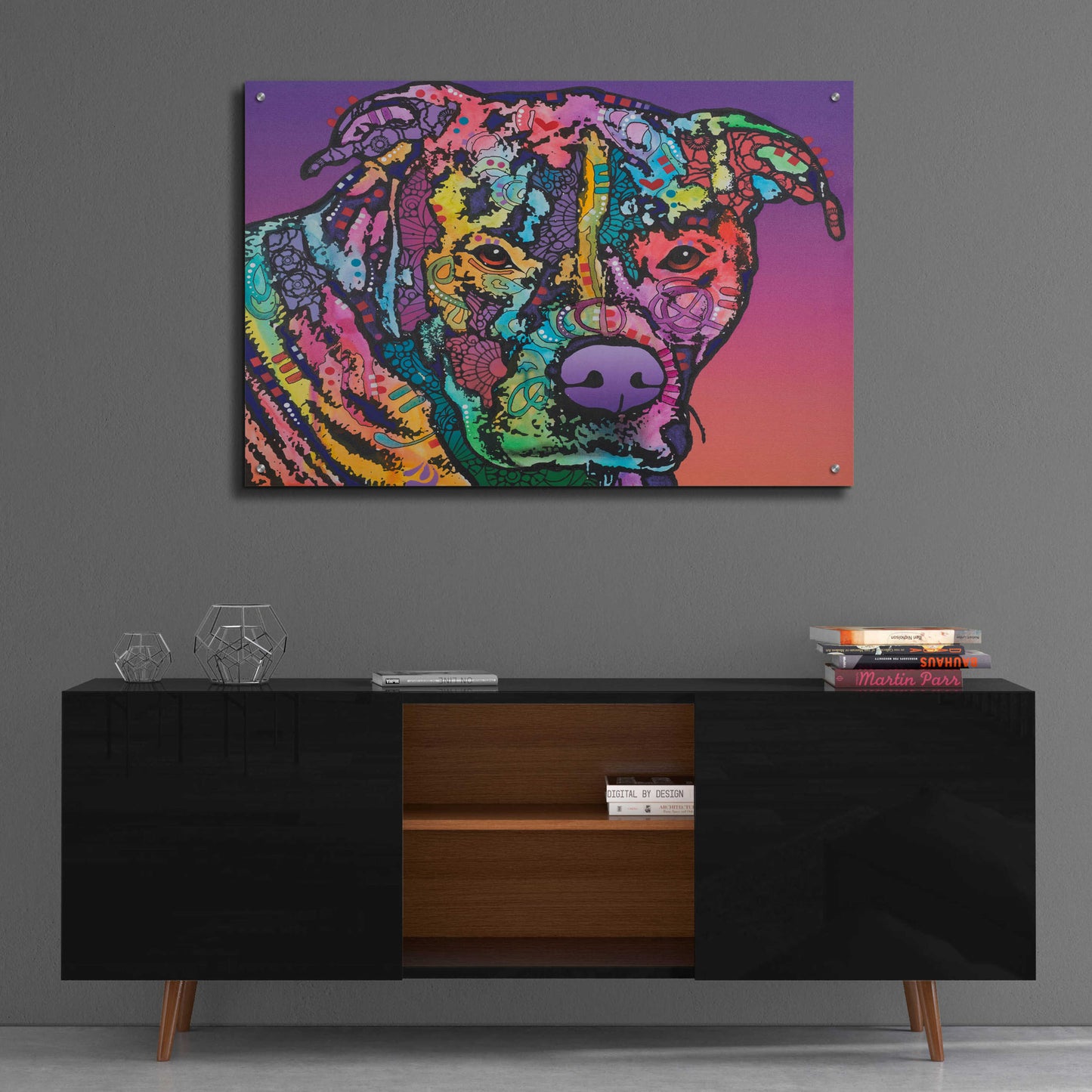 Epic Art 'Jethro' by Dean Russo, Acrylic Glass Wall Art,36x24