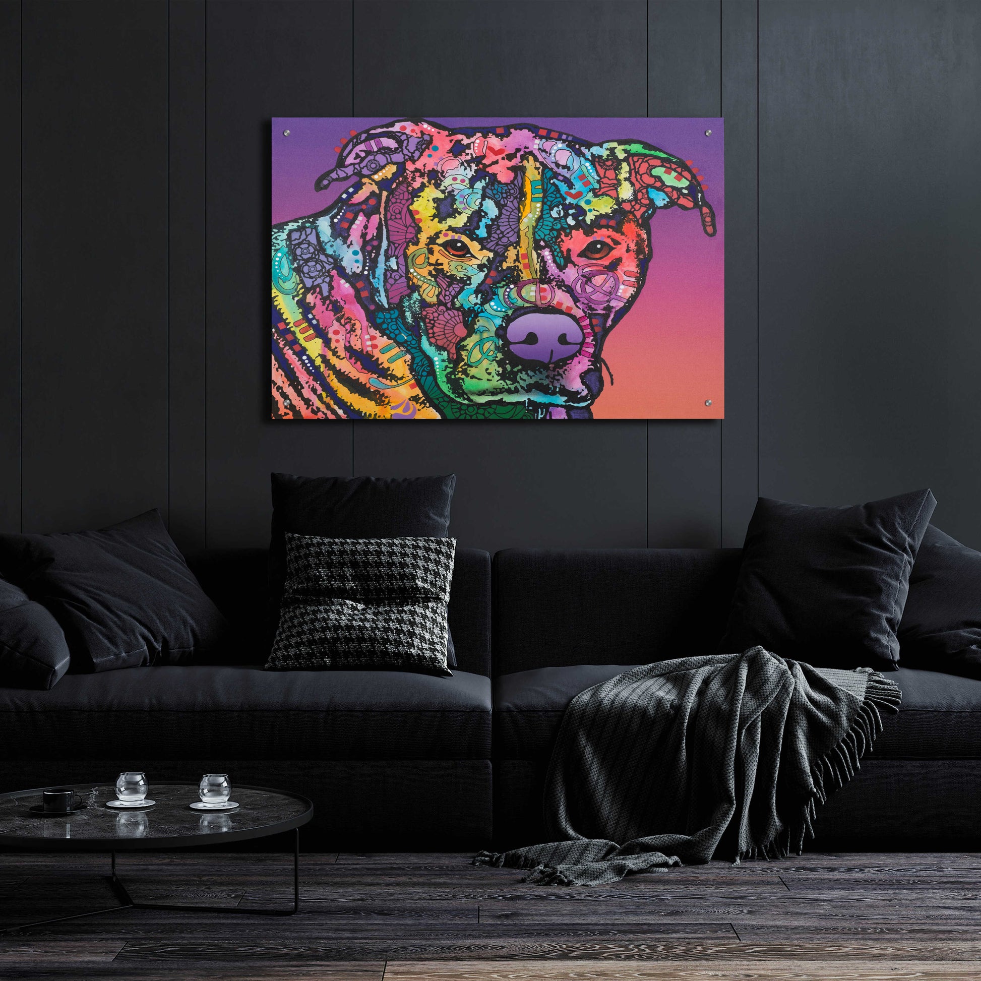 Epic Art 'Jethro' by Dean Russo, Acrylic Glass Wall Art,36x24