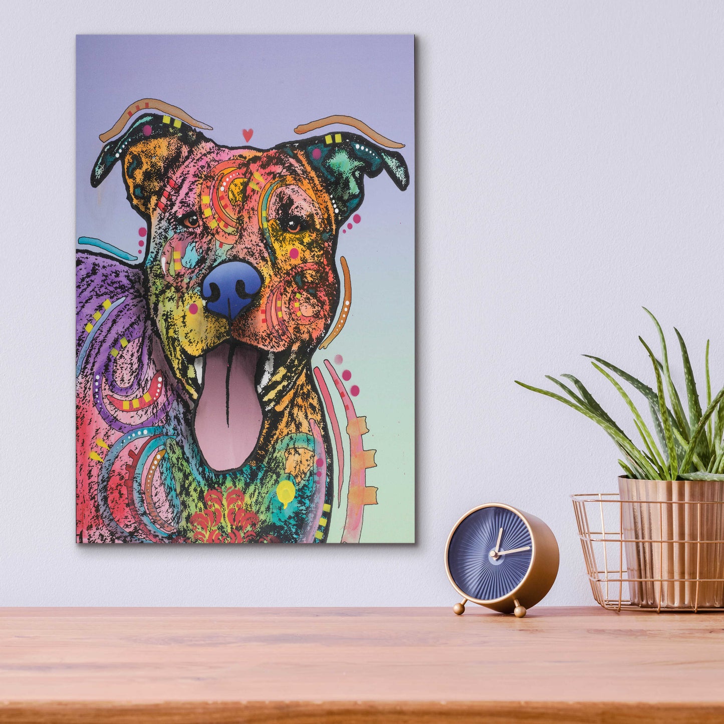 Epic Art 'Zoey' by Dean Russo, Acrylic Glass Wall Art,12x16