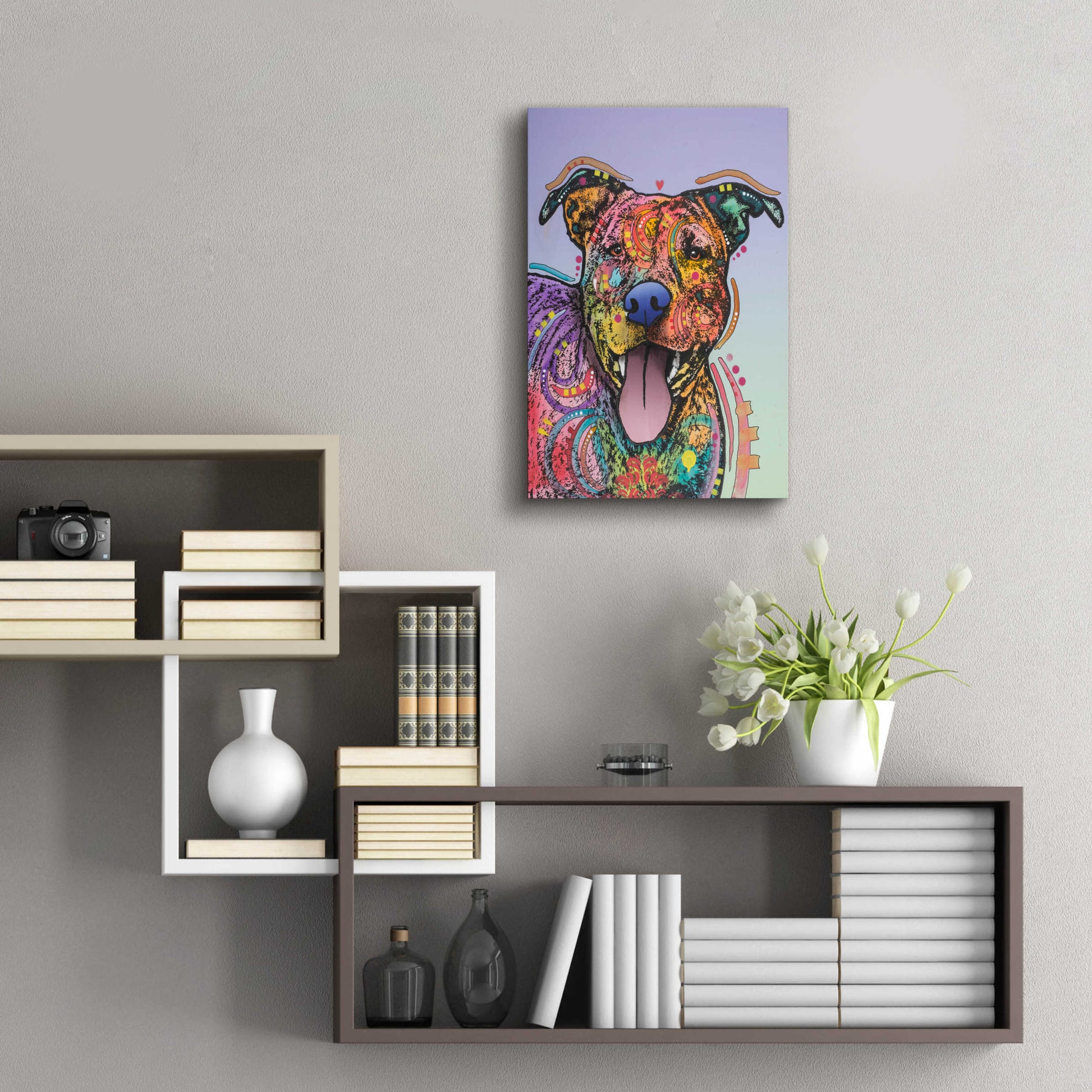 Epic Art 'Zoey' by Dean Russo, Acrylic Glass Wall Art,16x24