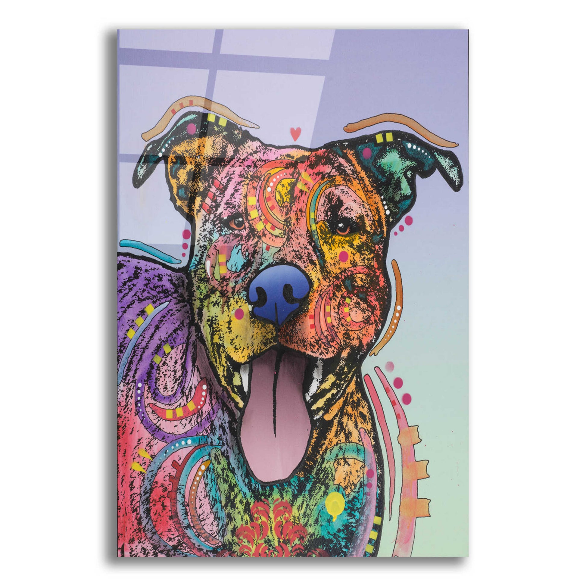 Epic Art 'Zoey' by Dean Russo, Acrylic Glass Wall Art,16x24