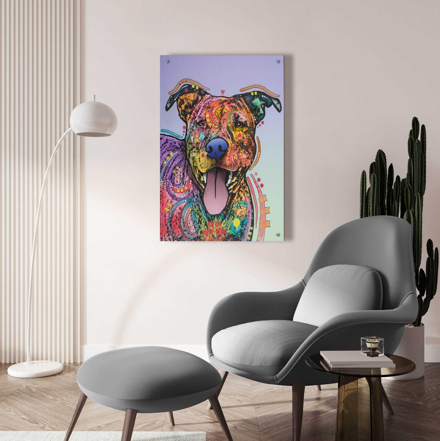 Epic Art 'Zoey' by Dean Russo, Acrylic Glass Wall Art,24x36