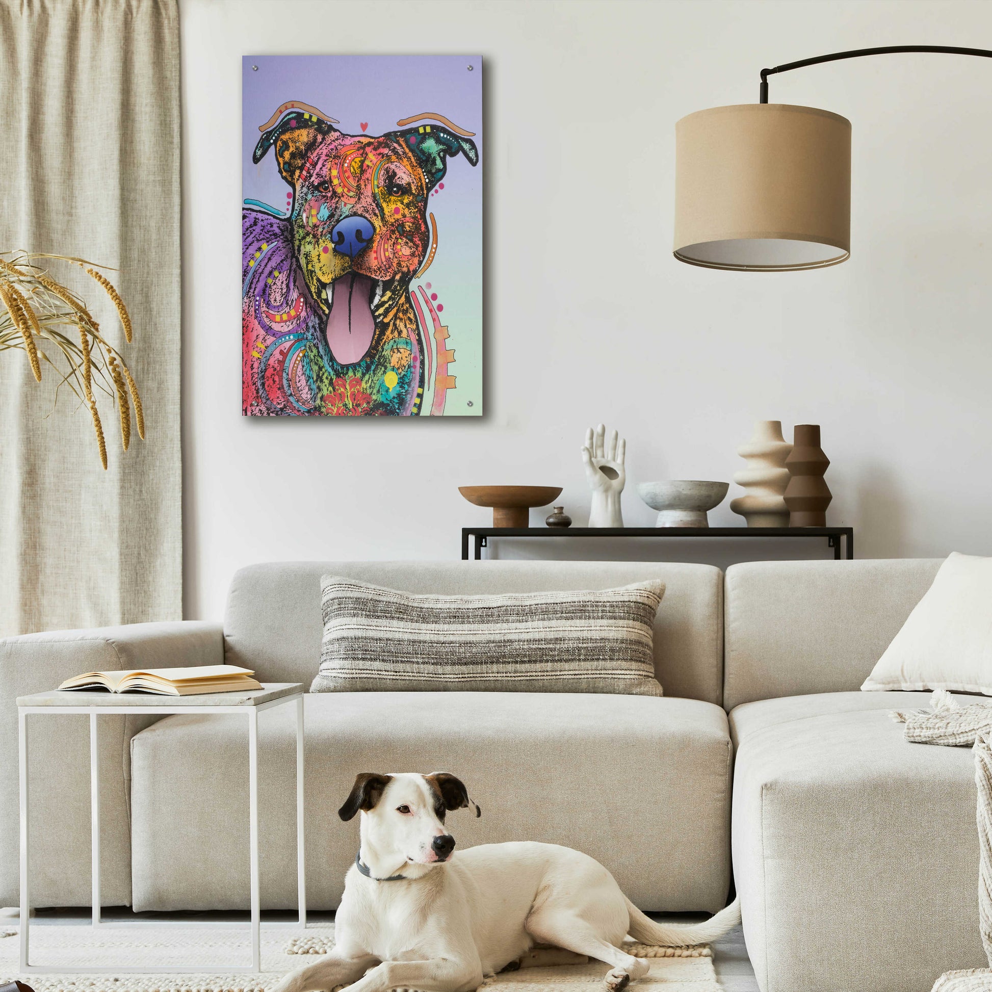 Epic Art 'Zoey' by Dean Russo, Acrylic Glass Wall Art,24x36