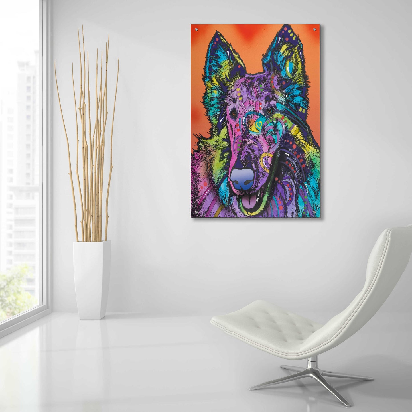 Epic Art 'Ava' by Dean Russo, Acrylic Glass Wall Art,24x36