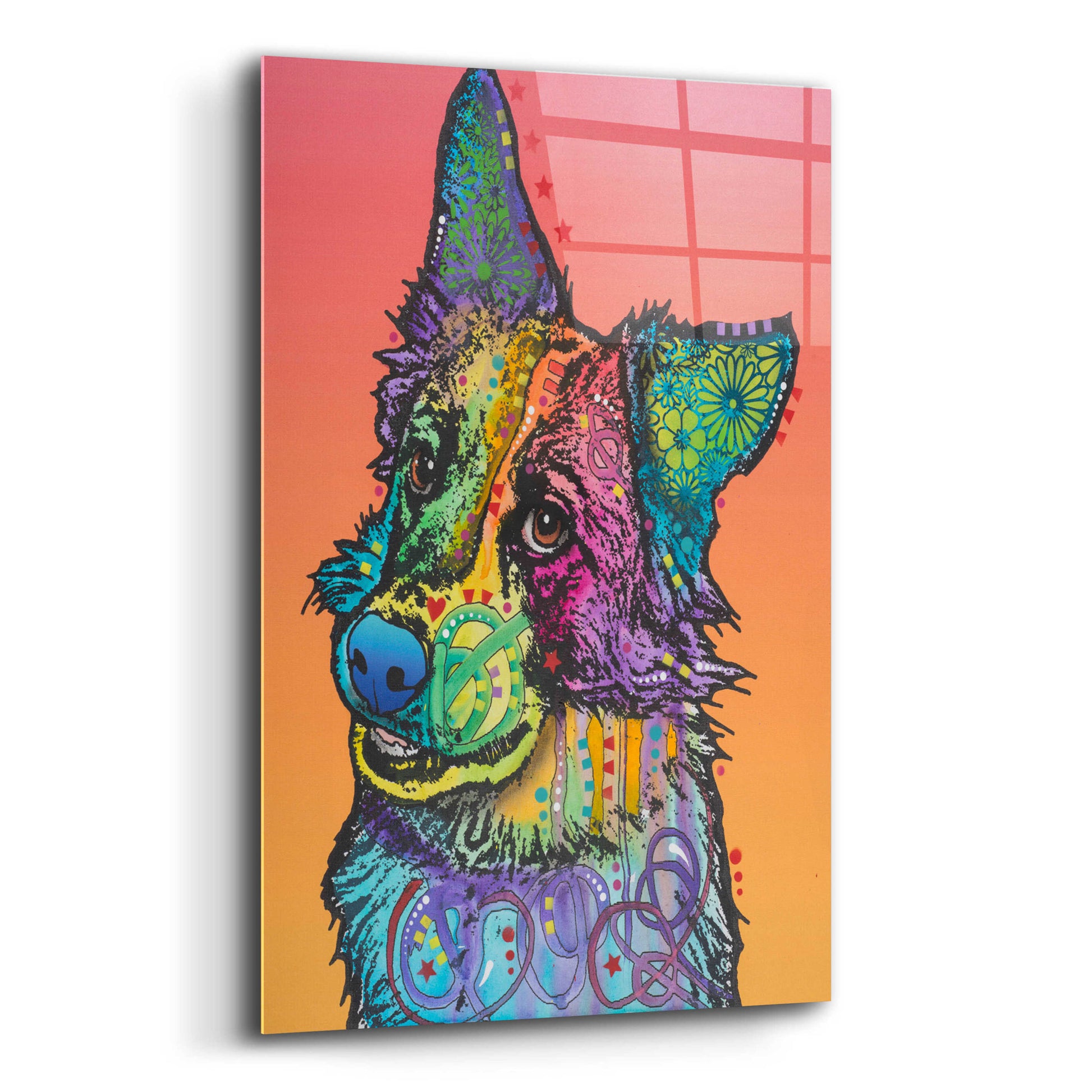 Epic Art 'Axel' by Dean Russo, Acrylic Glass Wall Art,12x16