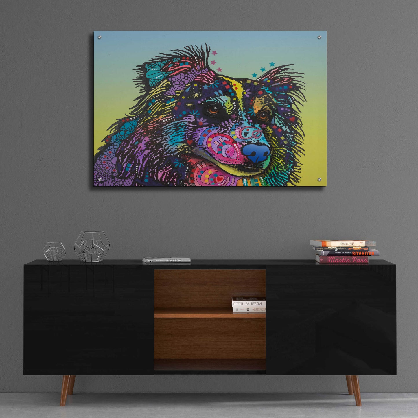 Epic Art 'Libby' by Dean Russo, Acrylic Glass Wall Art,36x24