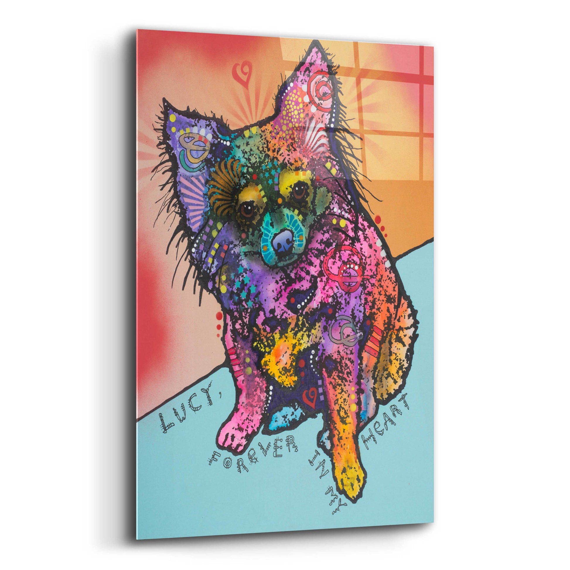 Epic Art 'Lucy B' by Dean Russo, Acrylic Glass Wall Art,12x16