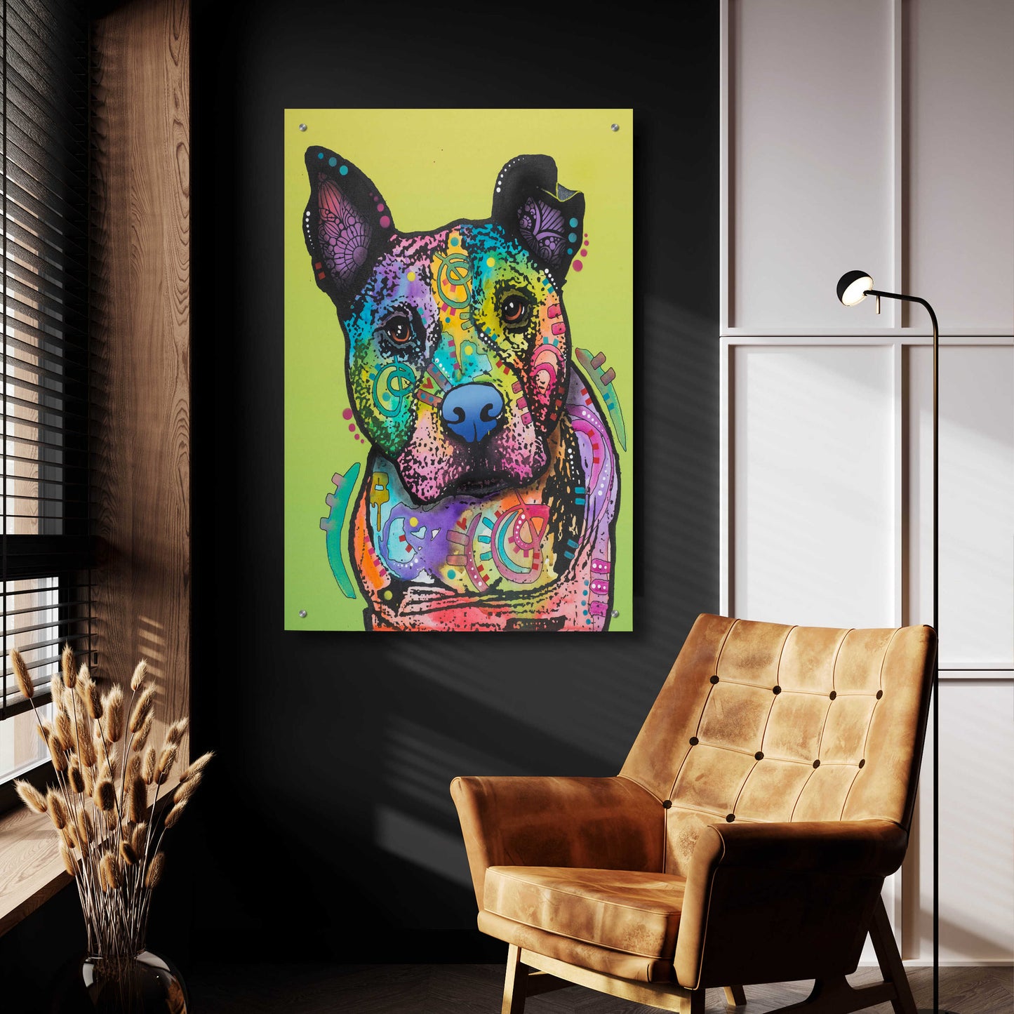 Epic Art 'Lucy' by Dean Russo, Acrylic Glass Wall Art,24x36