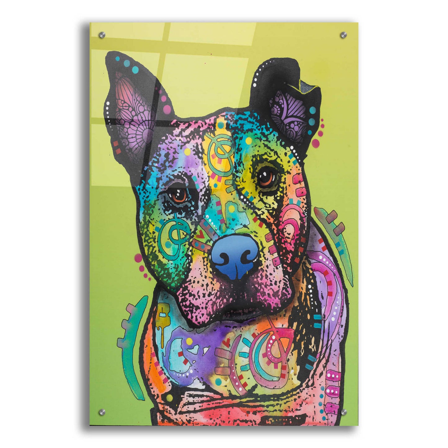 Epic Art 'Lucy' by Dean Russo, Acrylic Glass Wall Art,24x36