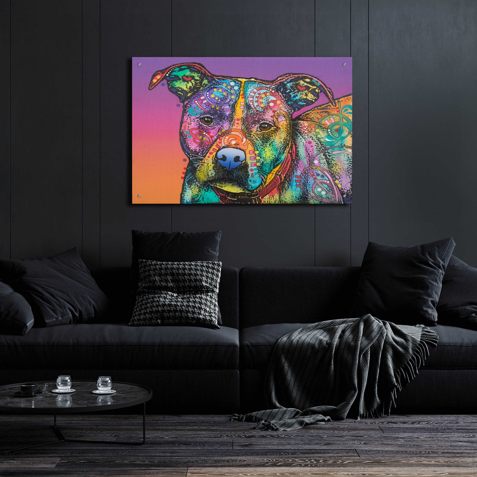 Epic Art 'Lulu' by Dean Russo, Acrylic Glass Wall Art,36x24