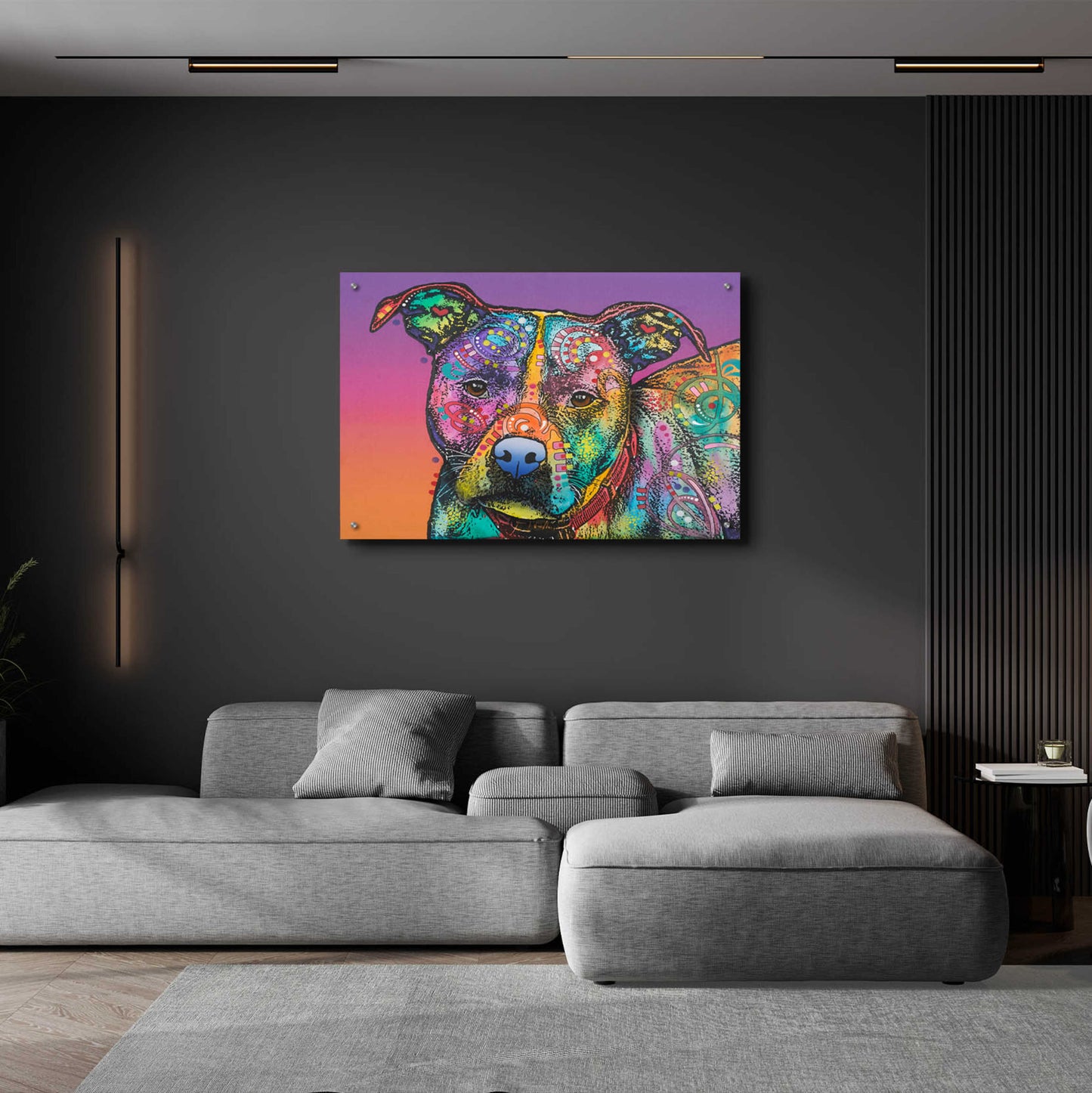 Epic Art 'Lulu' by Dean Russo, Acrylic Glass Wall Art,36x24