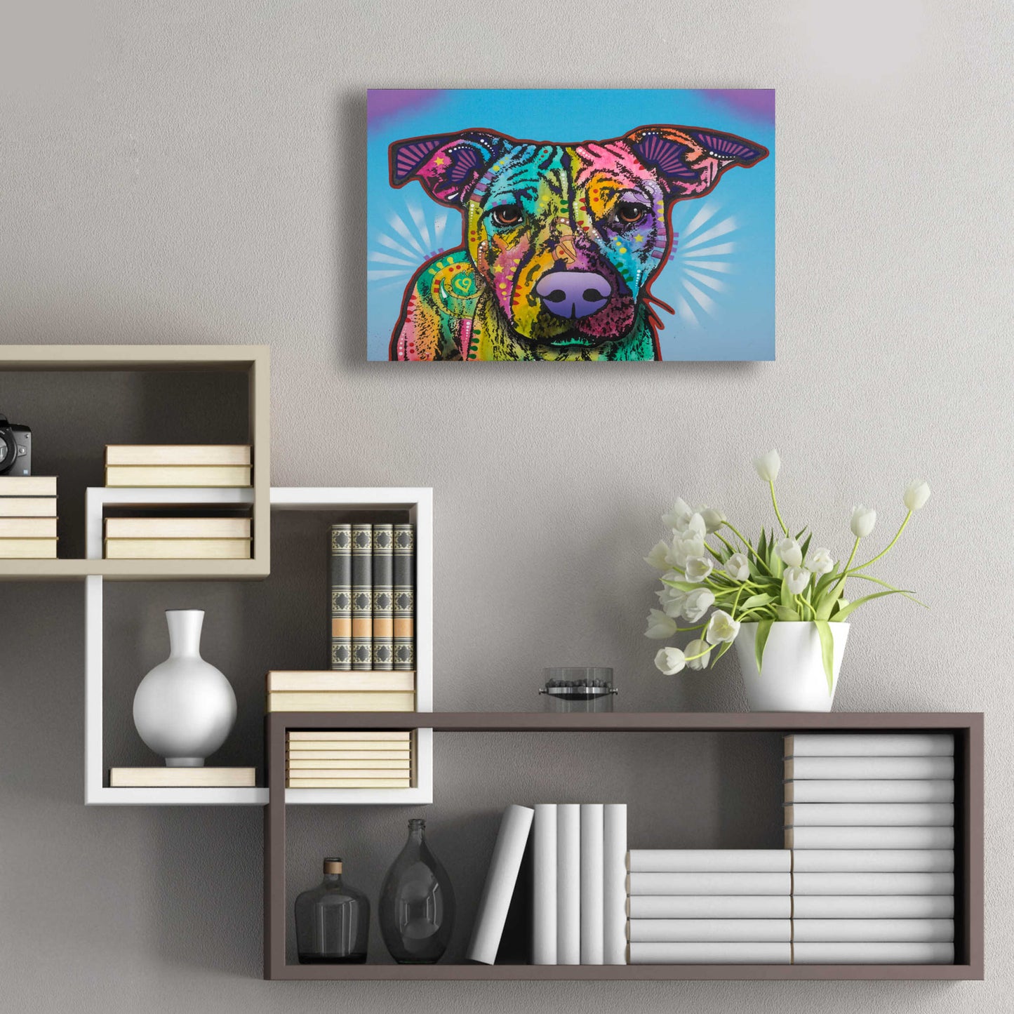 Epic Art 'Roo' by Dean Russo, Acrylic Glass Wall Art,24x16