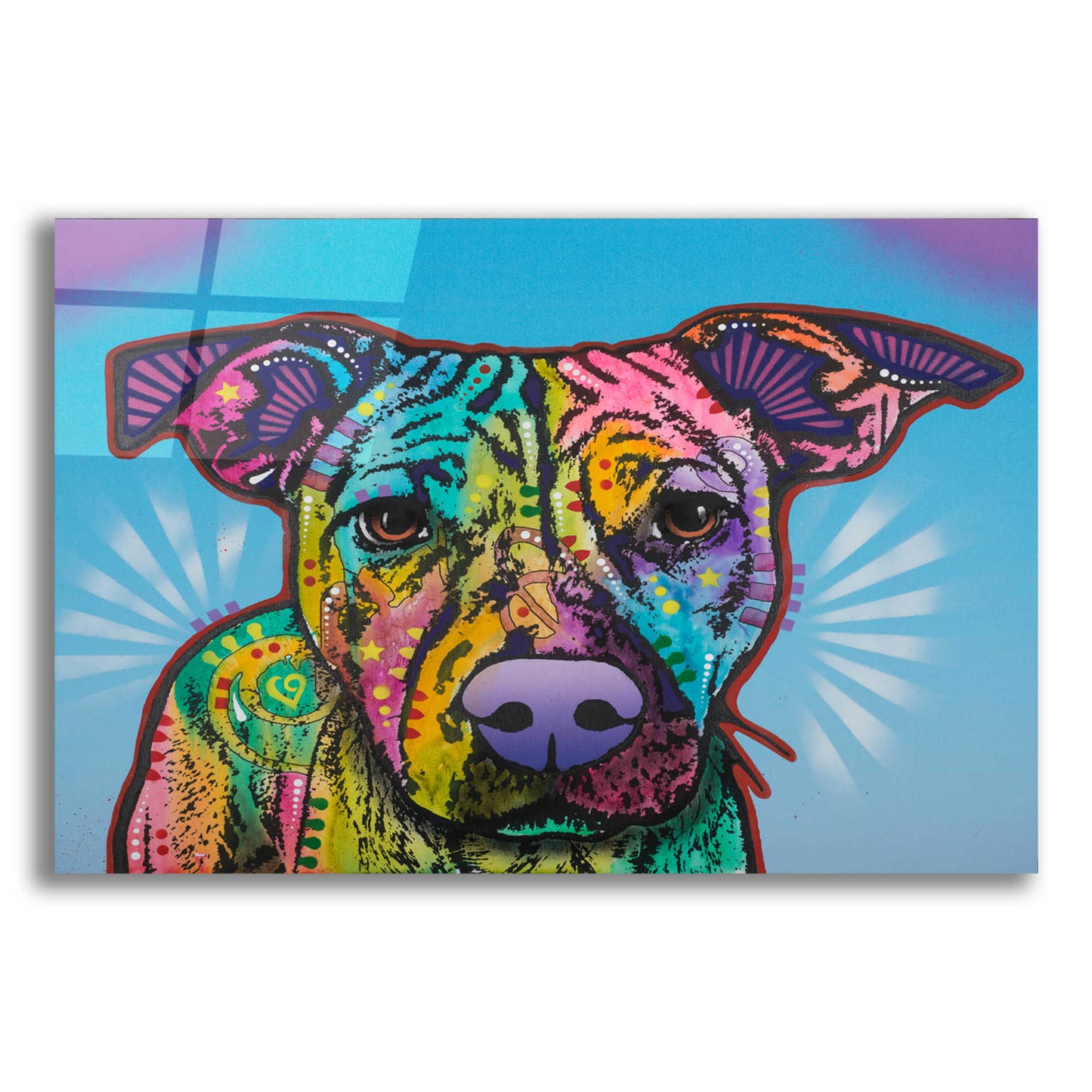 Epic Art 'Roo' by Dean Russo, Acrylic Glass Wall Art,24x16