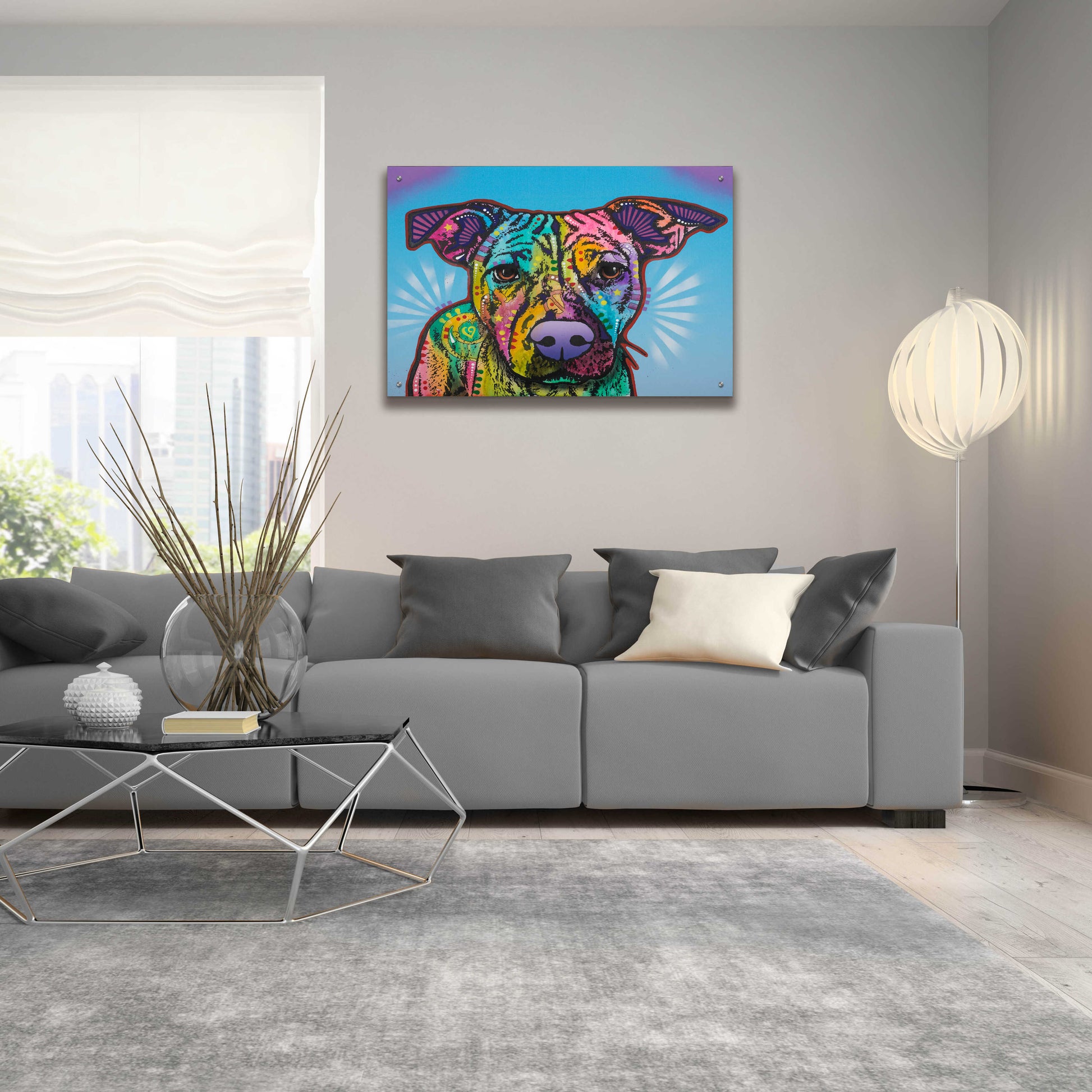 Epic Art 'Roo' by Dean Russo, Acrylic Glass Wall Art,36x24