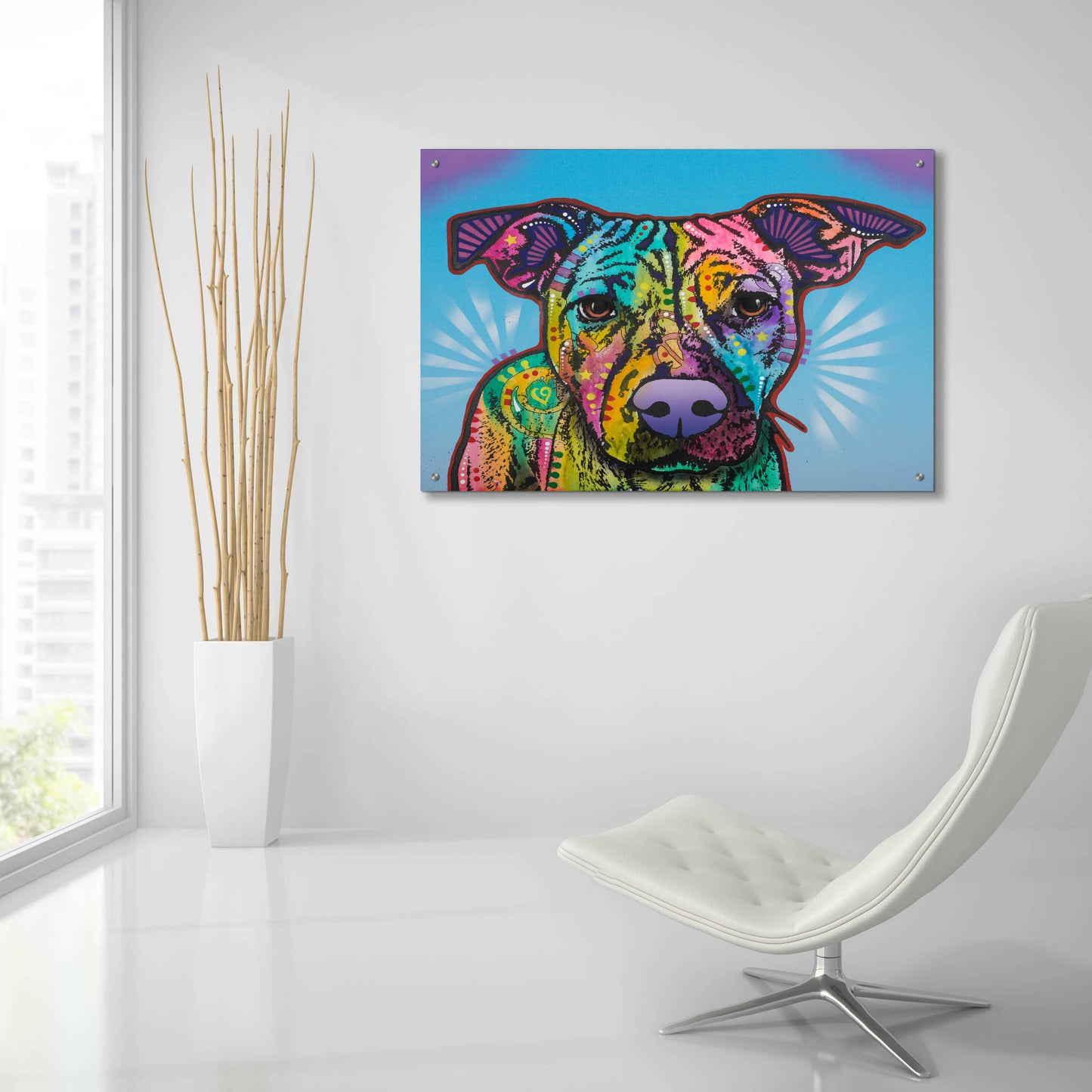 Epic Art 'Roo' by Dean Russo, Acrylic Glass Wall Art,36x24