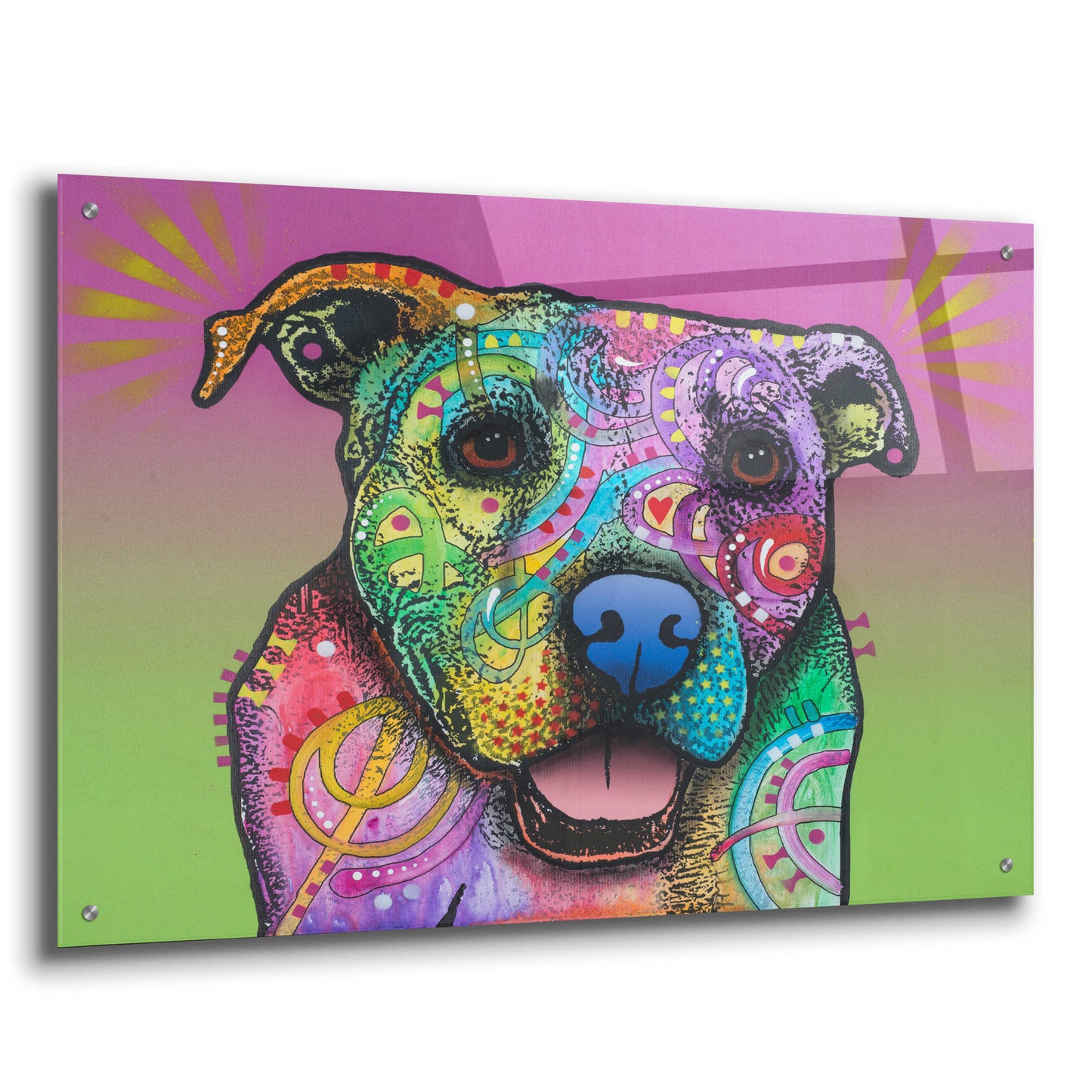 Epic Art 'Fiona' by Dean Russo, Acrylic Glass Wall Art,36x24