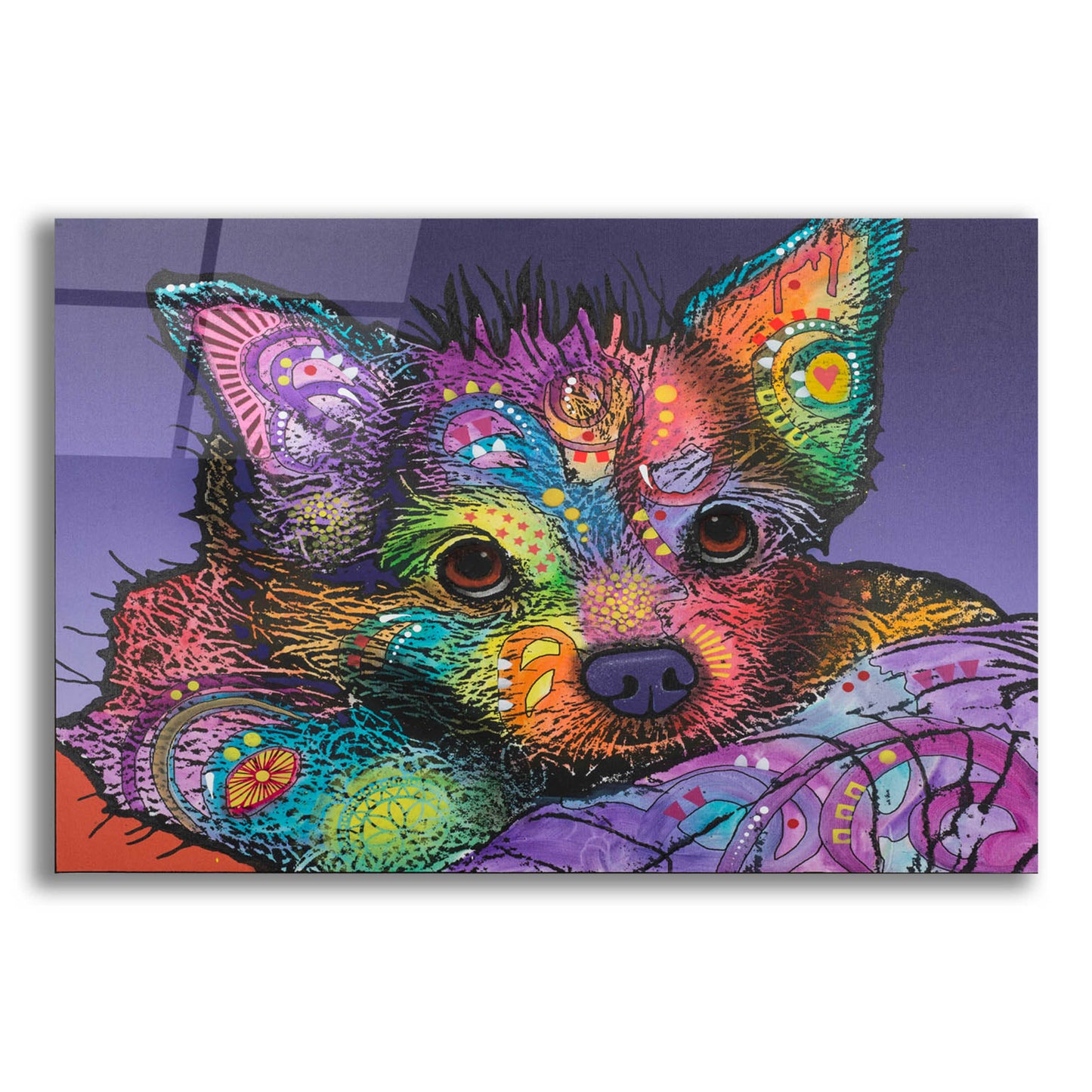 Epic Art 'Romeo' by Dean Russo, Acrylic Glass Wall Art,24x16
