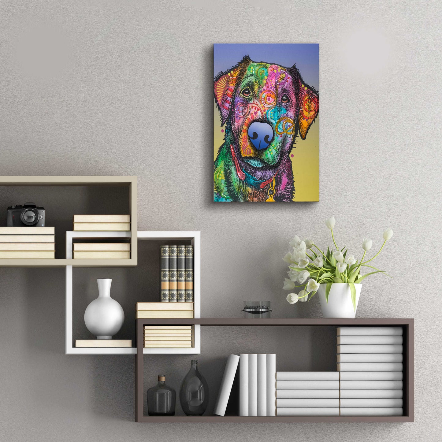 Epic Art 'Pullo ' by Dean Russo, Acrylic Glass Wall Art,16x24