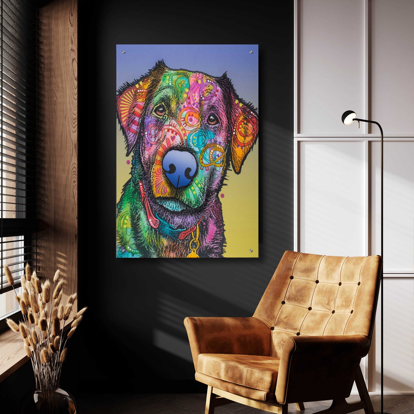 Epic Art 'Pullo ' by Dean Russo, Acrylic Glass Wall Art,24x36