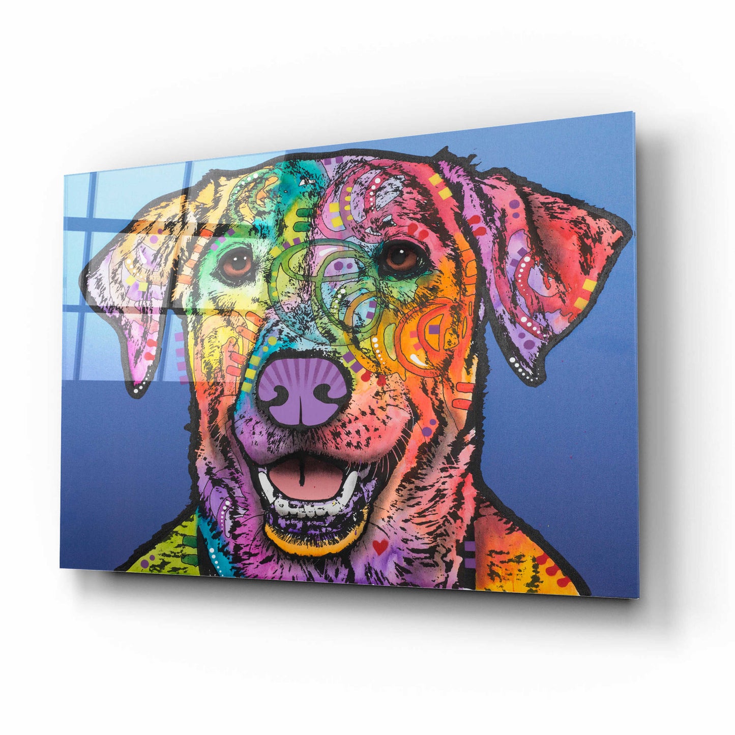 Epic Art 'Rocco ' by Dean Russo, Acrylic Glass Wall Art,16x12