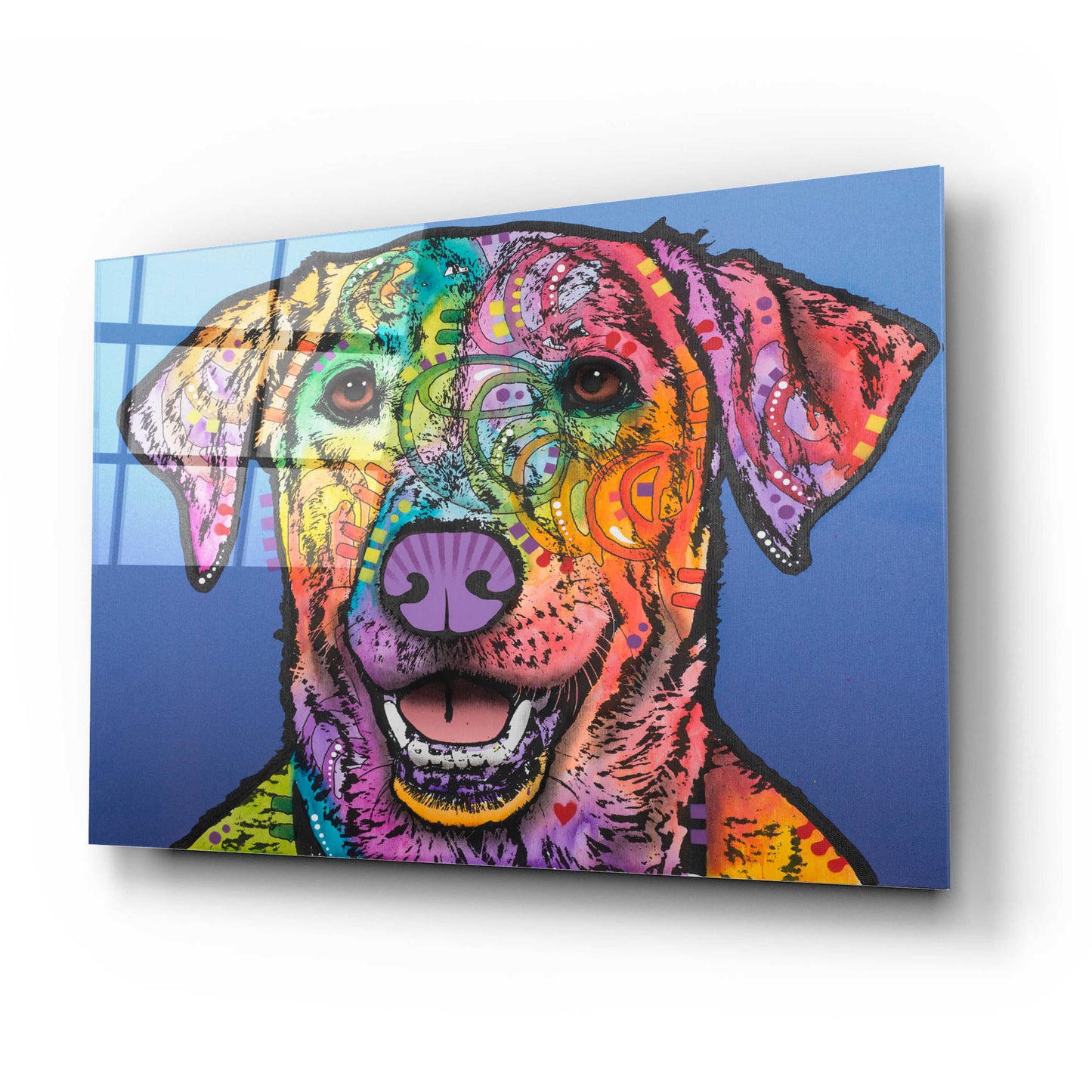 Epic Art 'Rocco ' by Dean Russo, Acrylic Glass Wall Art,24x16