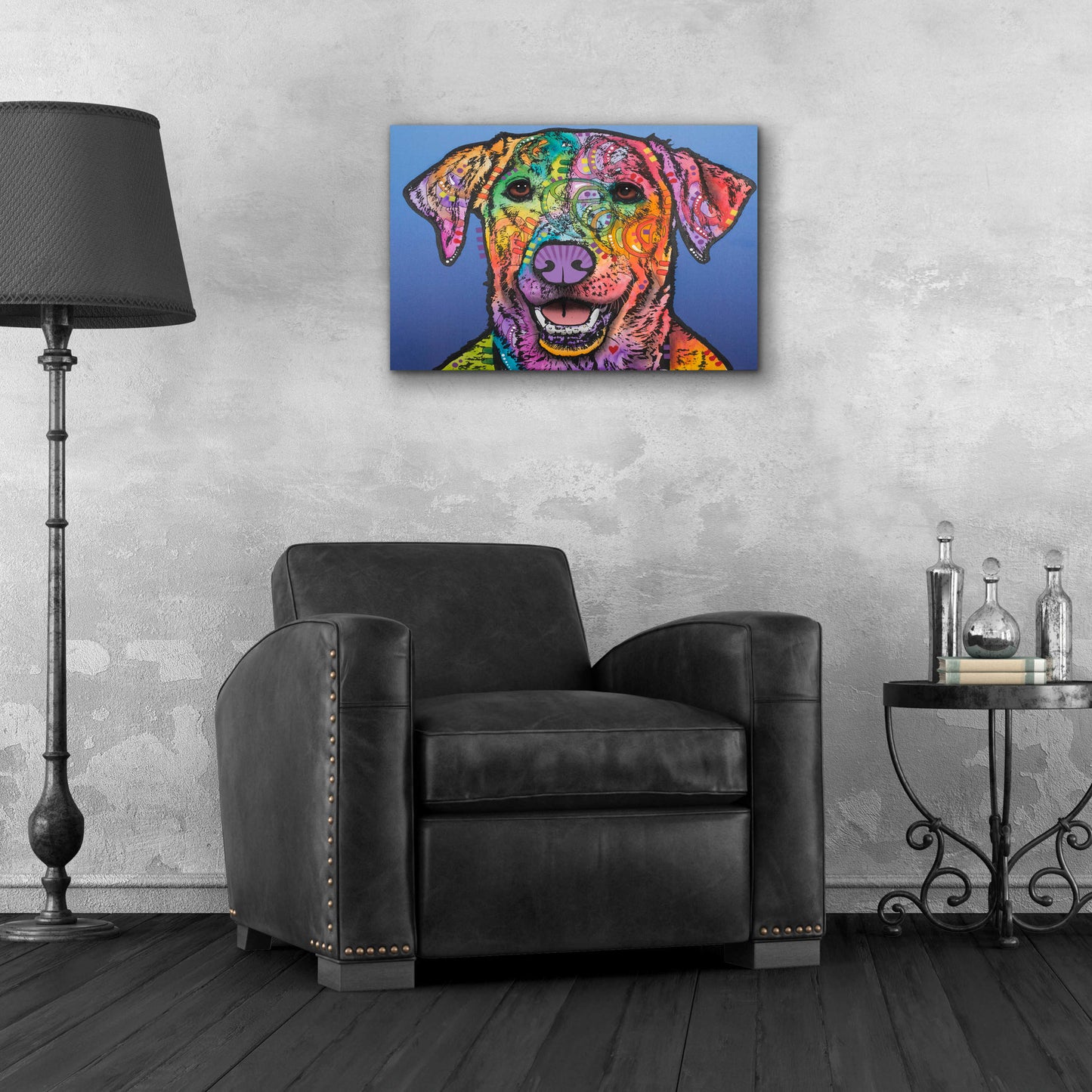 Epic Art 'Rocco ' by Dean Russo, Acrylic Glass Wall Art,24x16