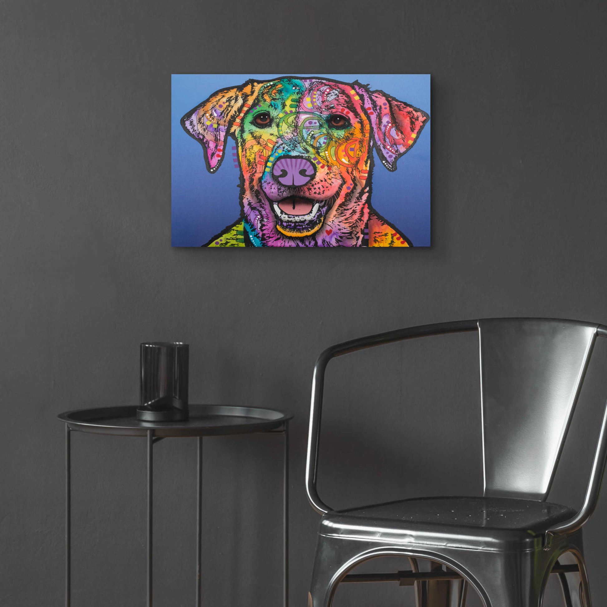 Epic Art 'Rocco ' by Dean Russo, Acrylic Glass Wall Art,24x16