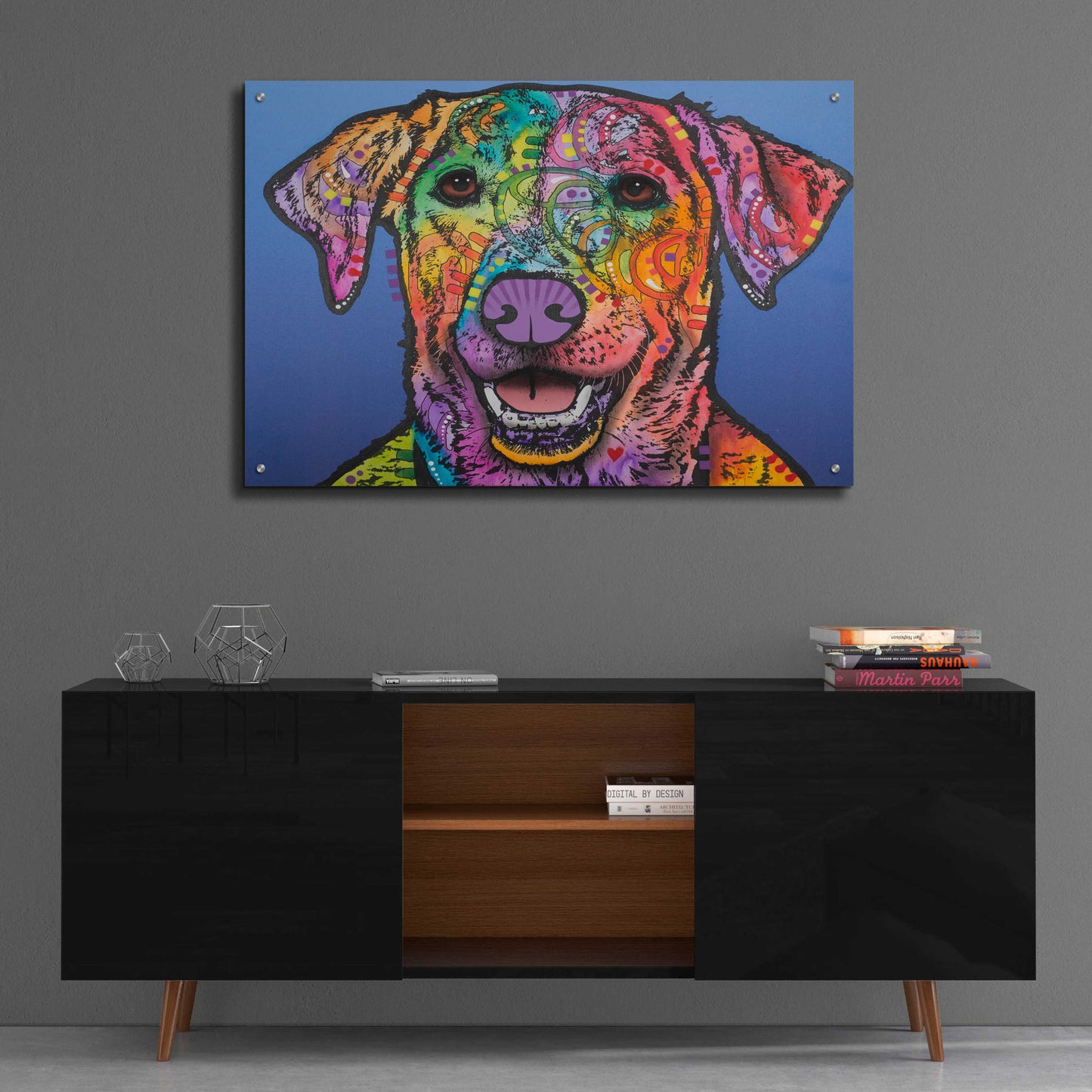 Epic Art 'Rocco ' by Dean Russo, Acrylic Glass Wall Art,36x24