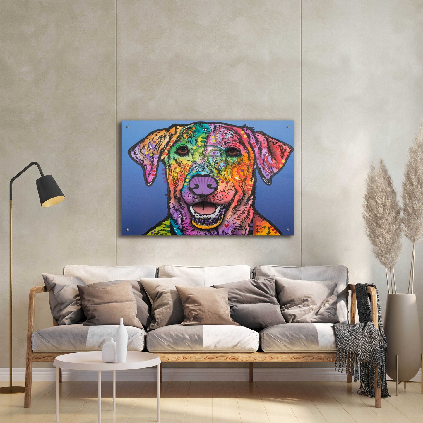 Epic Art 'Rocco ' by Dean Russo, Acrylic Glass Wall Art,36x24