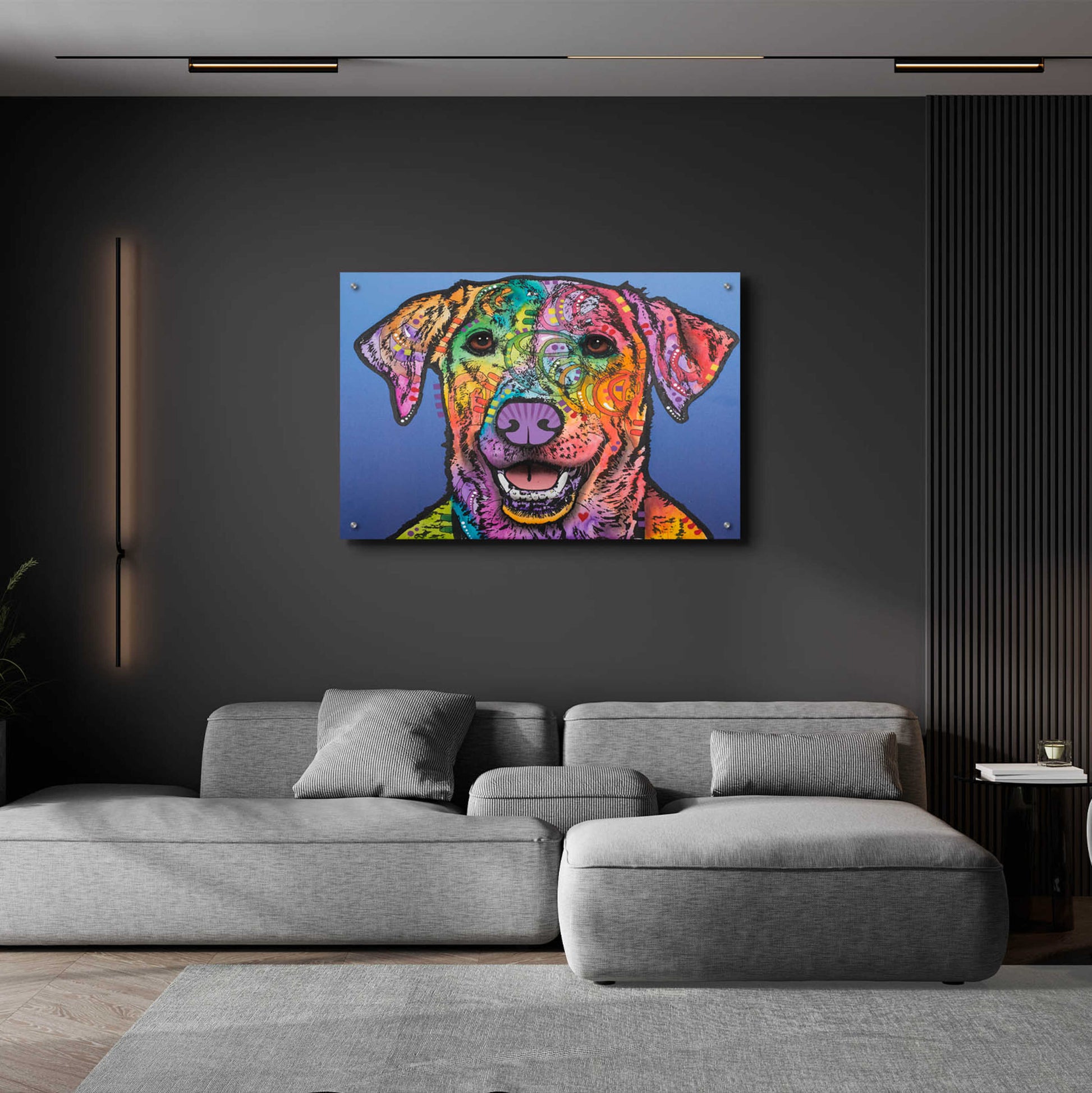 Epic Art 'Rocco ' by Dean Russo, Acrylic Glass Wall Art,36x24