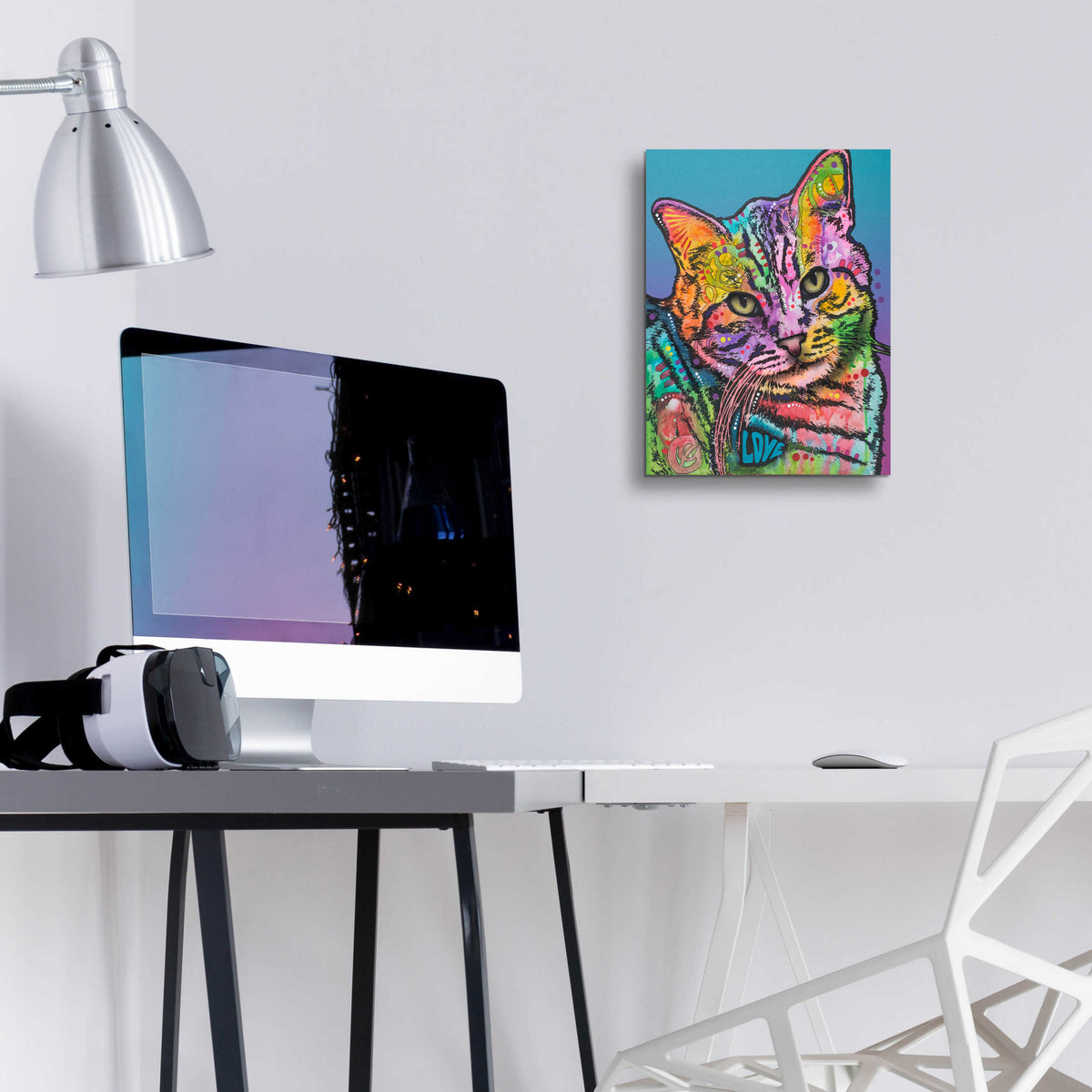 Epic Art 'Tigger' by Dean Russo, Acrylic Glass Wall Art,12x16