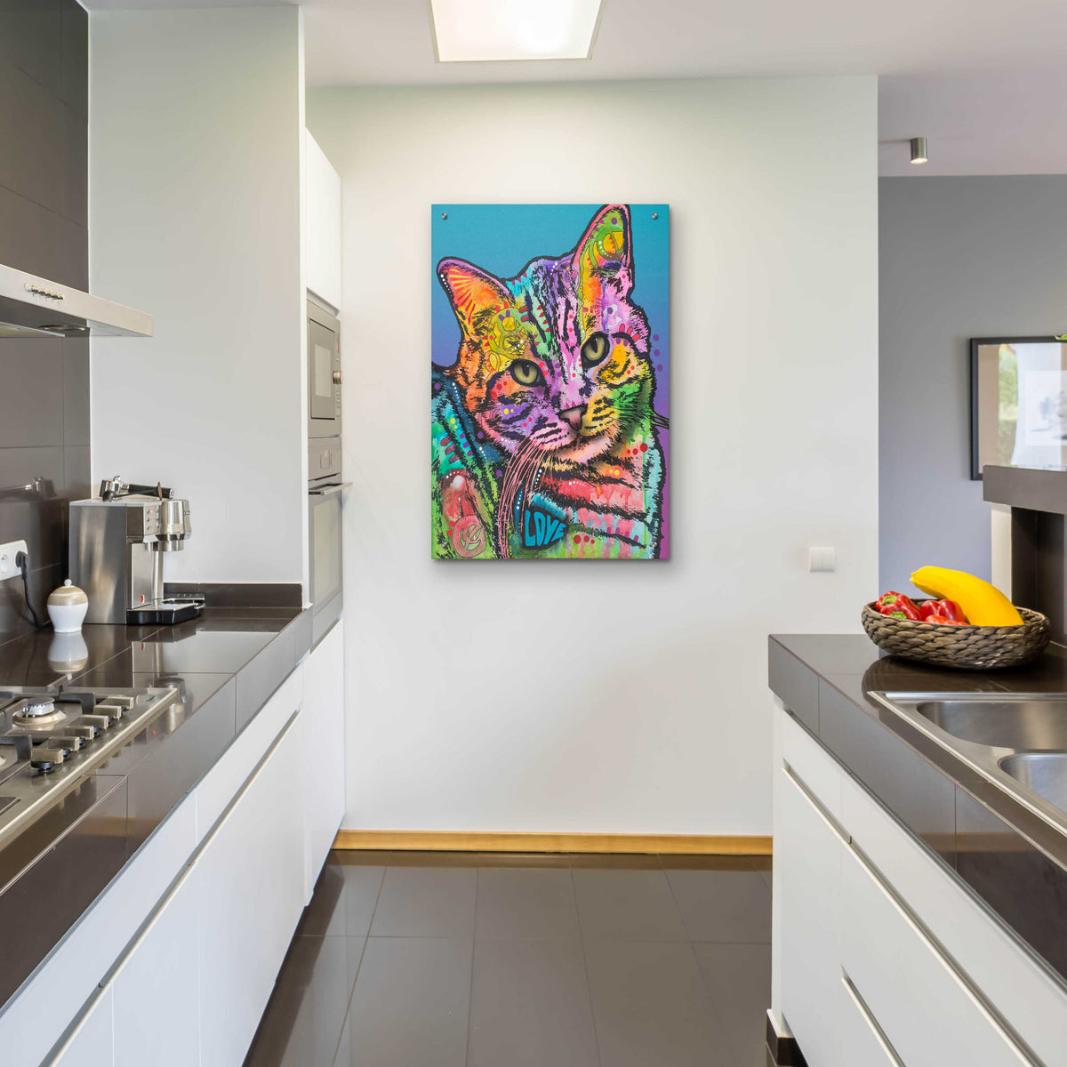 Epic Art 'Tigger' by Dean Russo, Acrylic Glass Wall Art,24x36