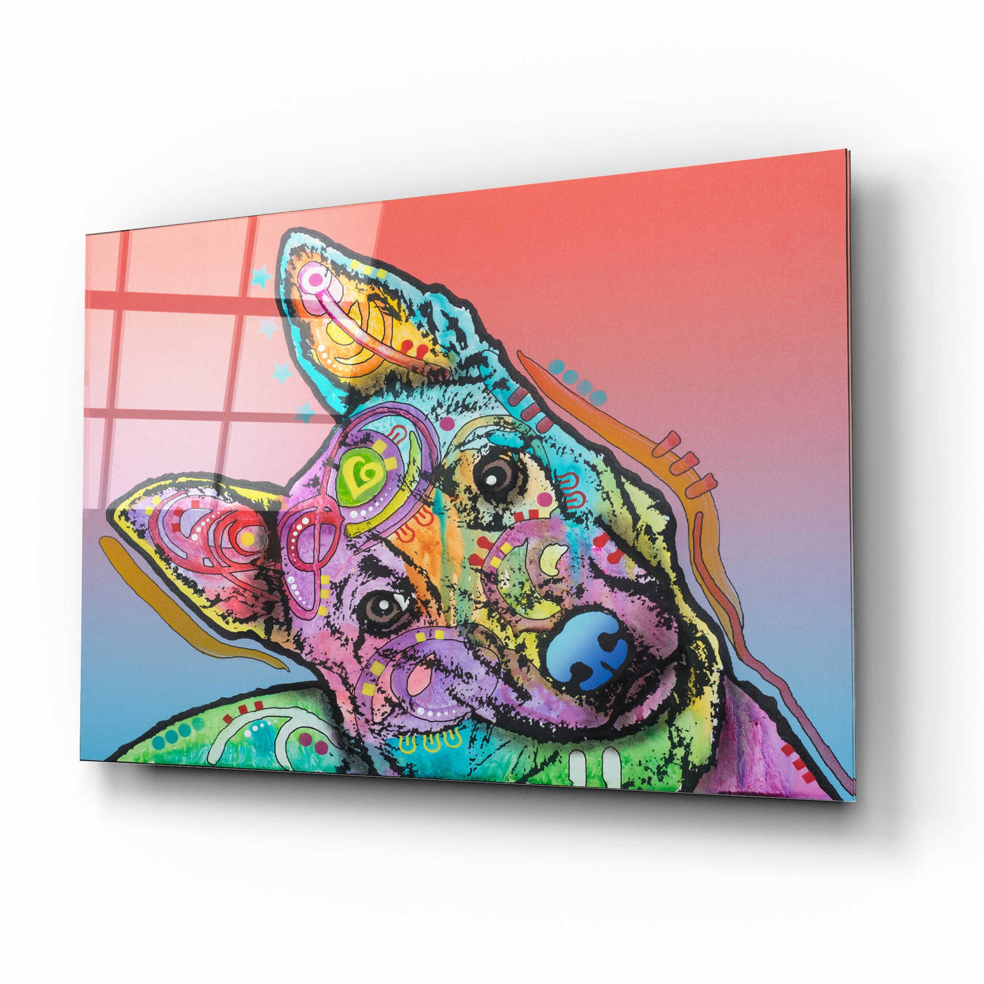 Epic Art 'Abby Custom' by Dean Russo, Acrylic Glass Wall Art,16x12