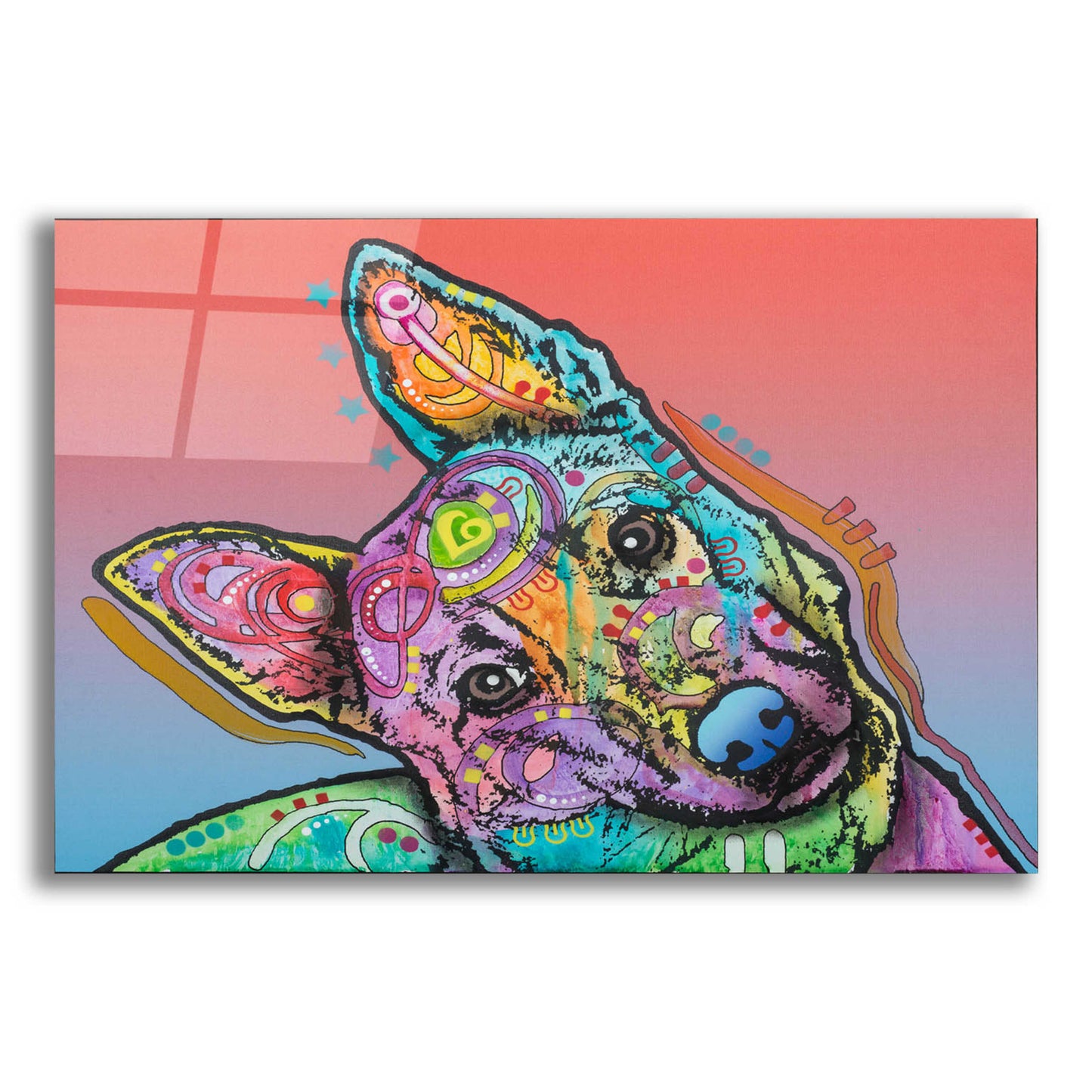 Epic Art 'Abby Custom' by Dean Russo, Acrylic Glass Wall Art,16x12