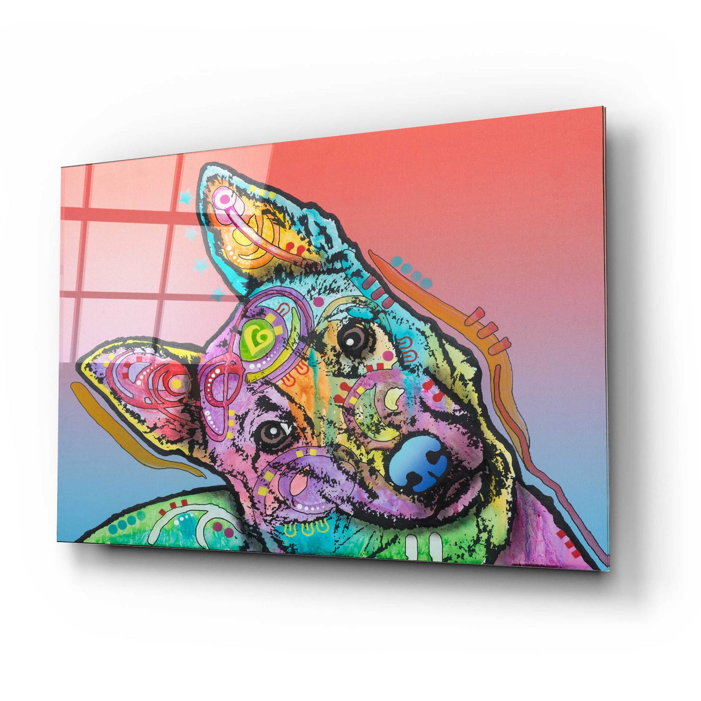 Epic Art 'Abby Custom' by Dean Russo, Acrylic Glass Wall Art,24x16