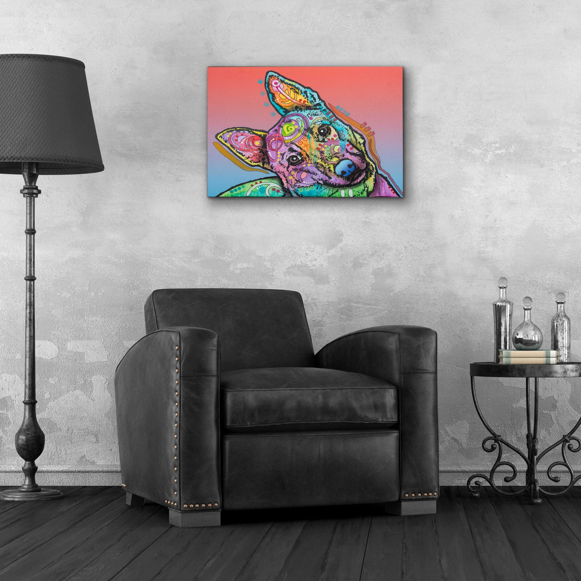 Epic Art 'Abby Custom' by Dean Russo, Acrylic Glass Wall Art,24x16